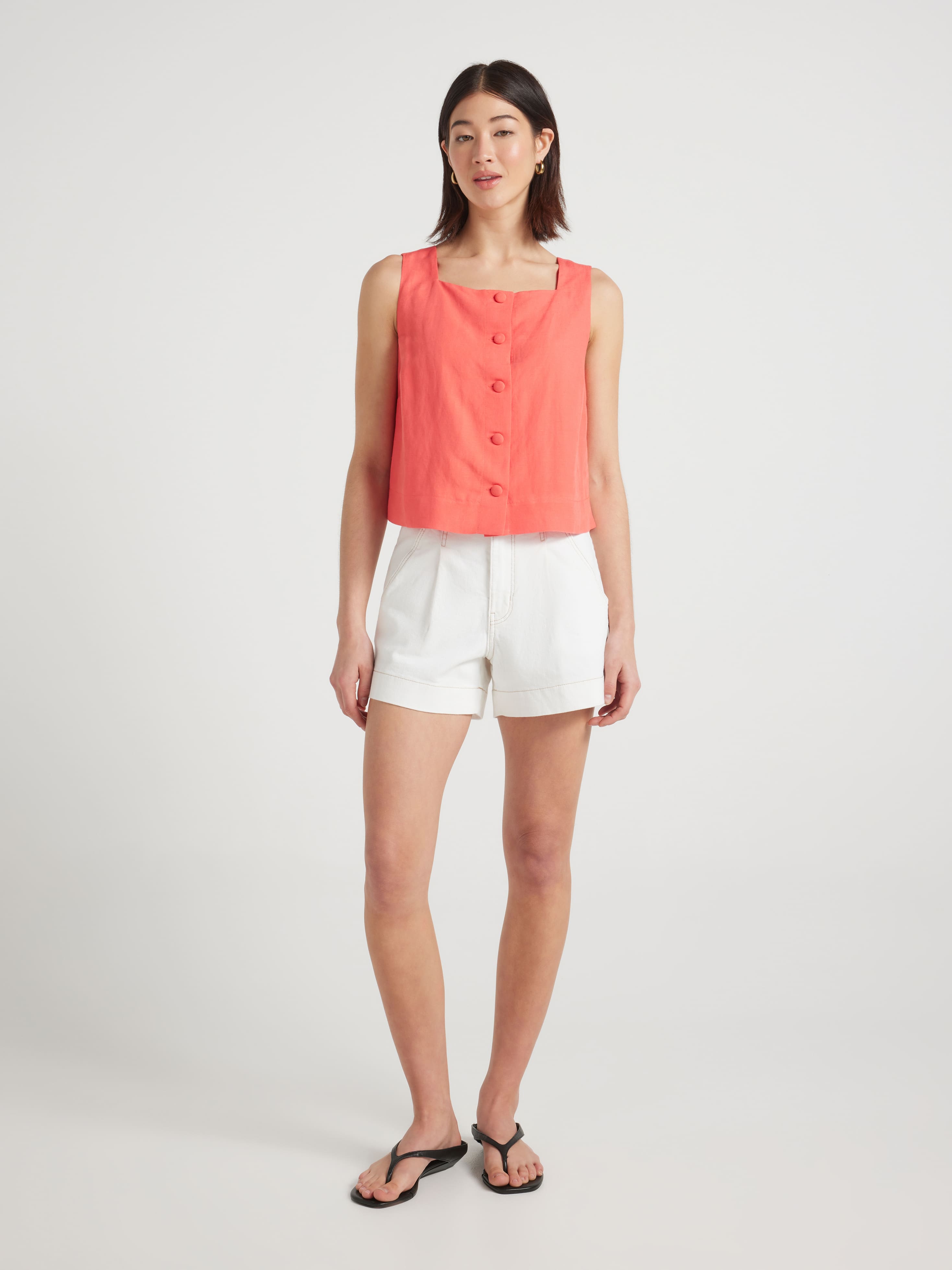 Jackie Button Tank