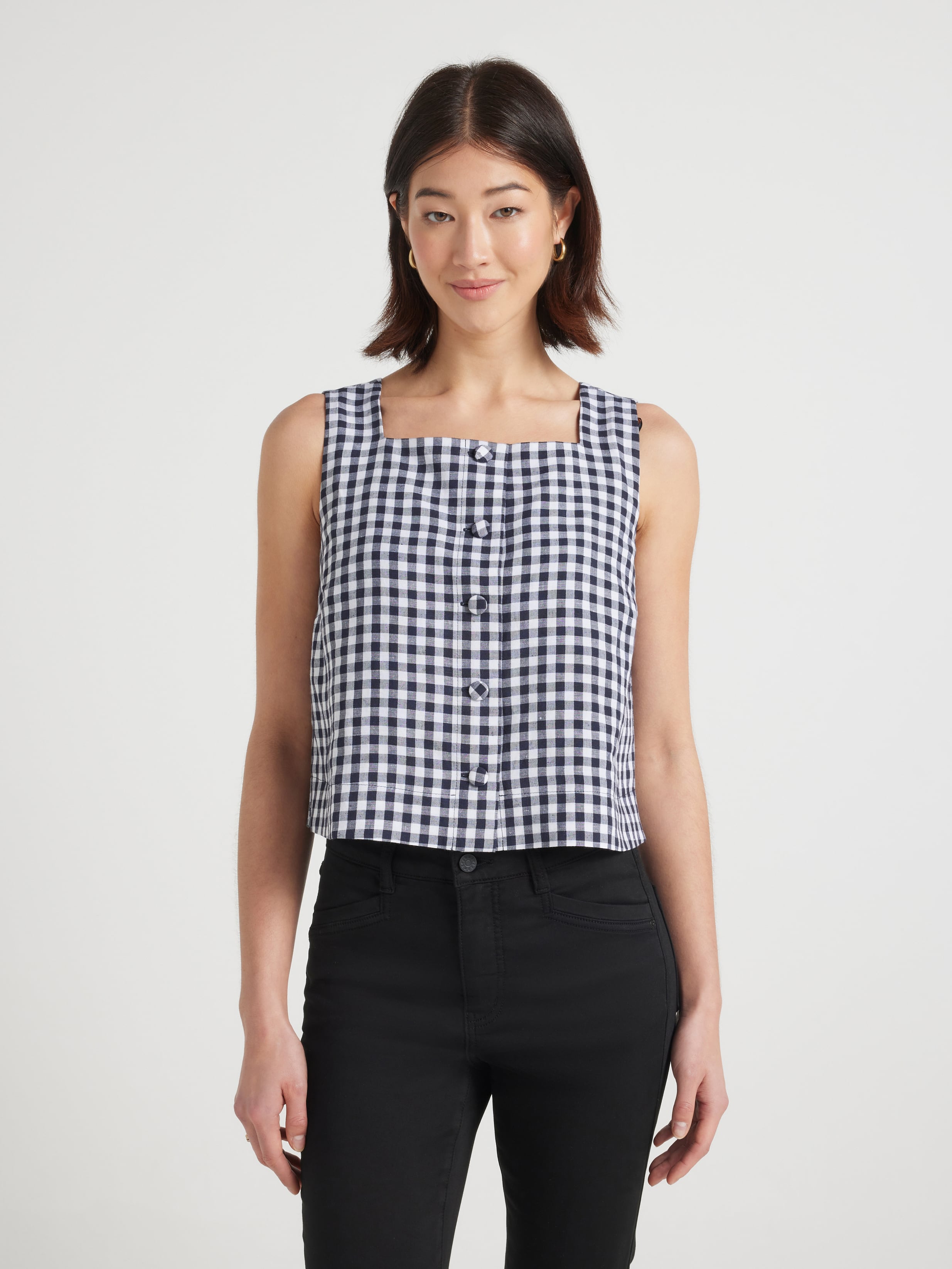 Jackie Button Tank