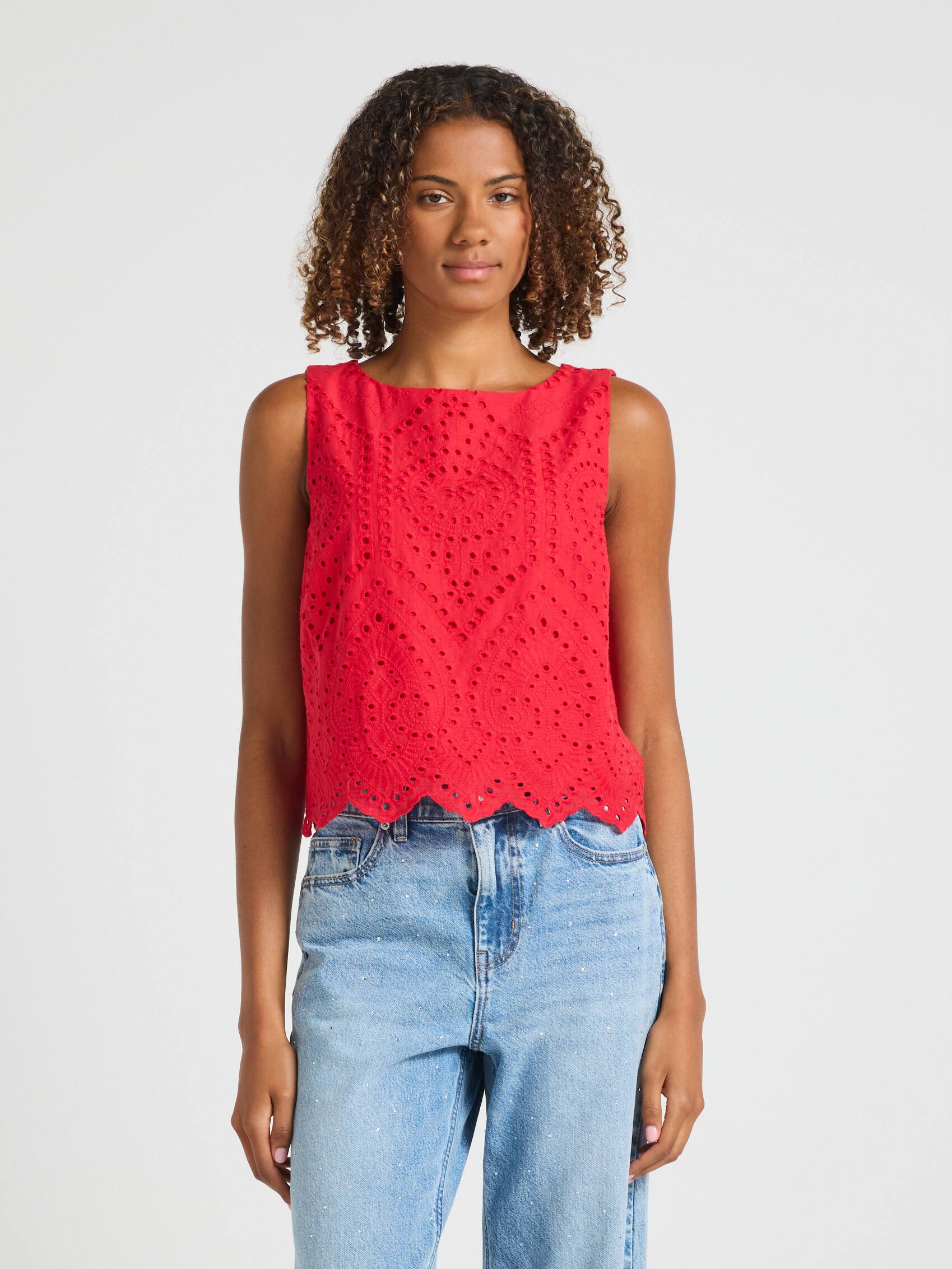 Bonnie Broderie Tank