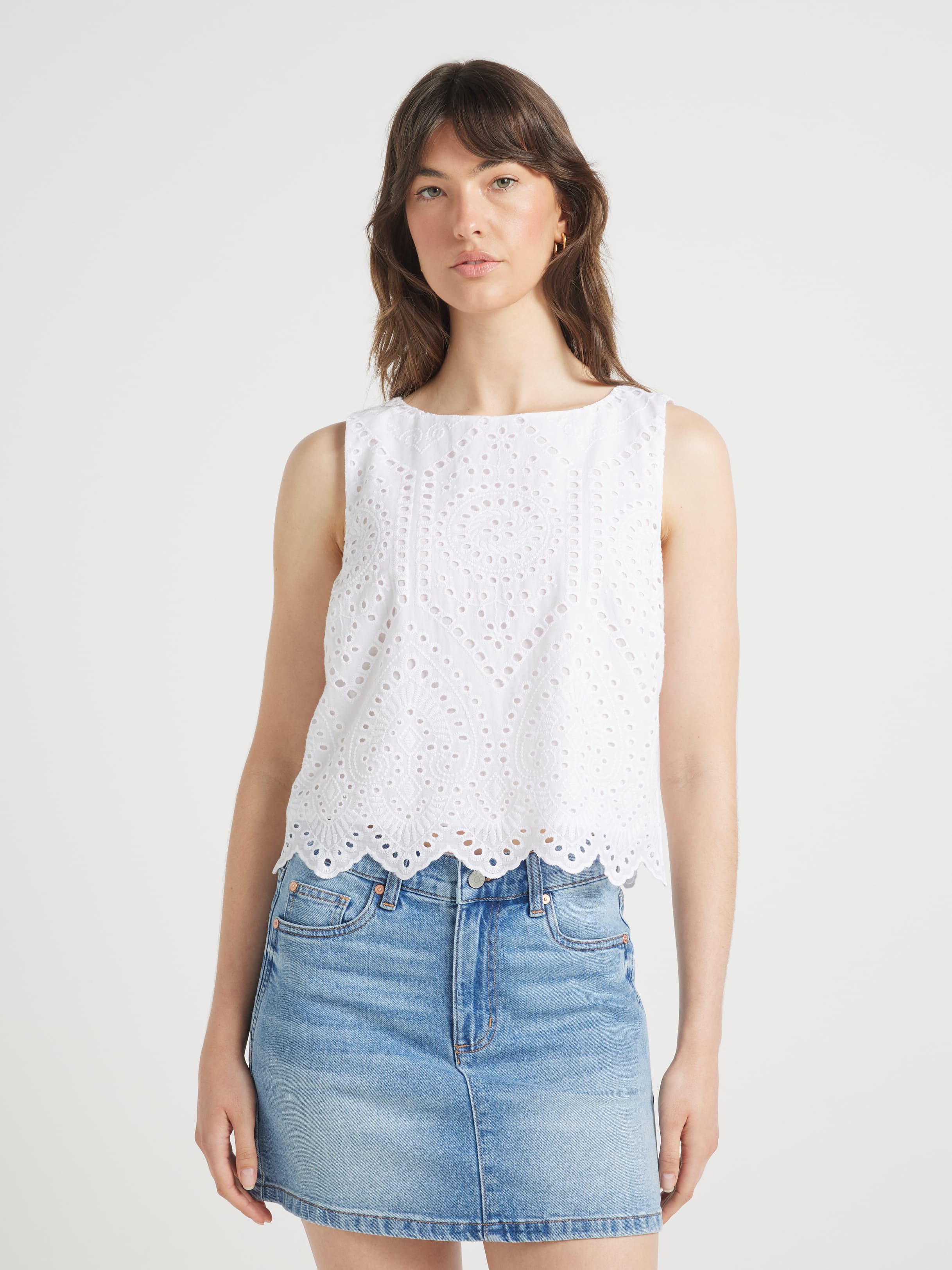 Bonnie Broderie Tank