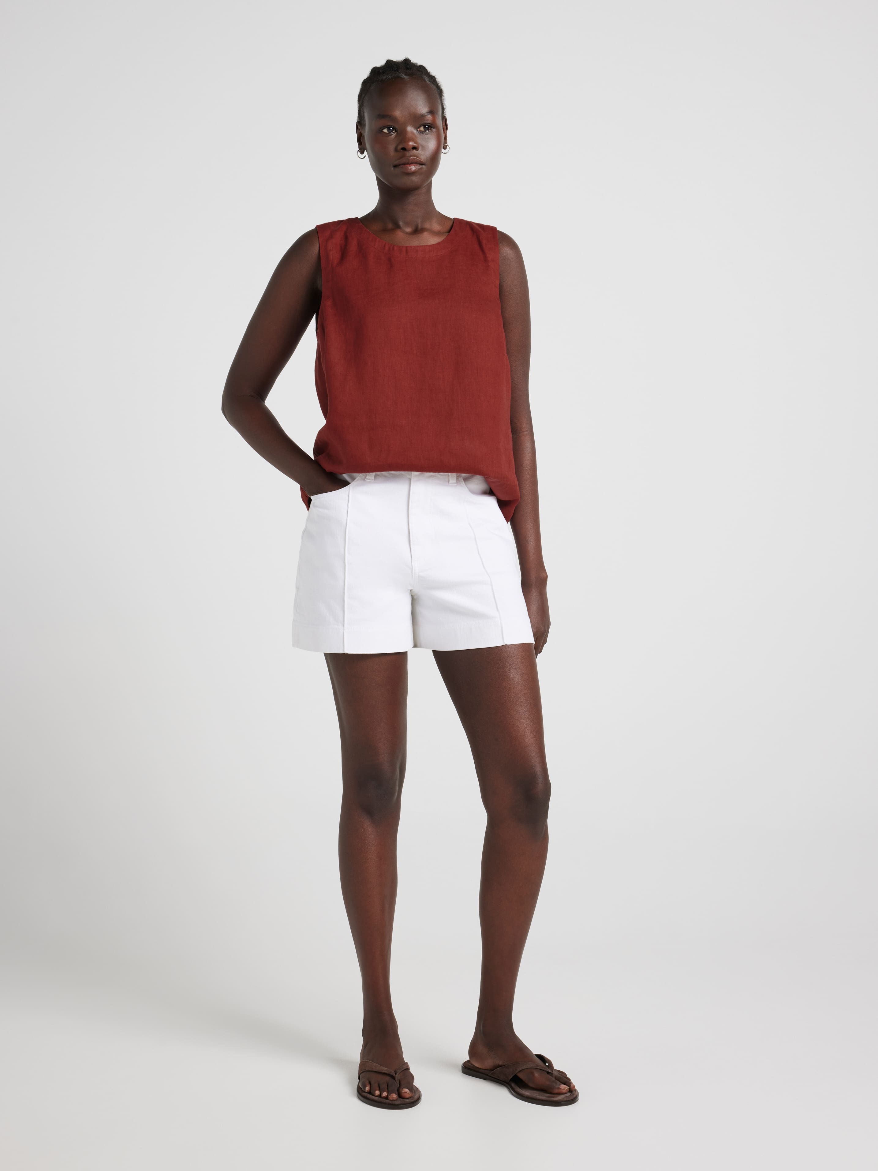 Rhi Pleat Back Tank