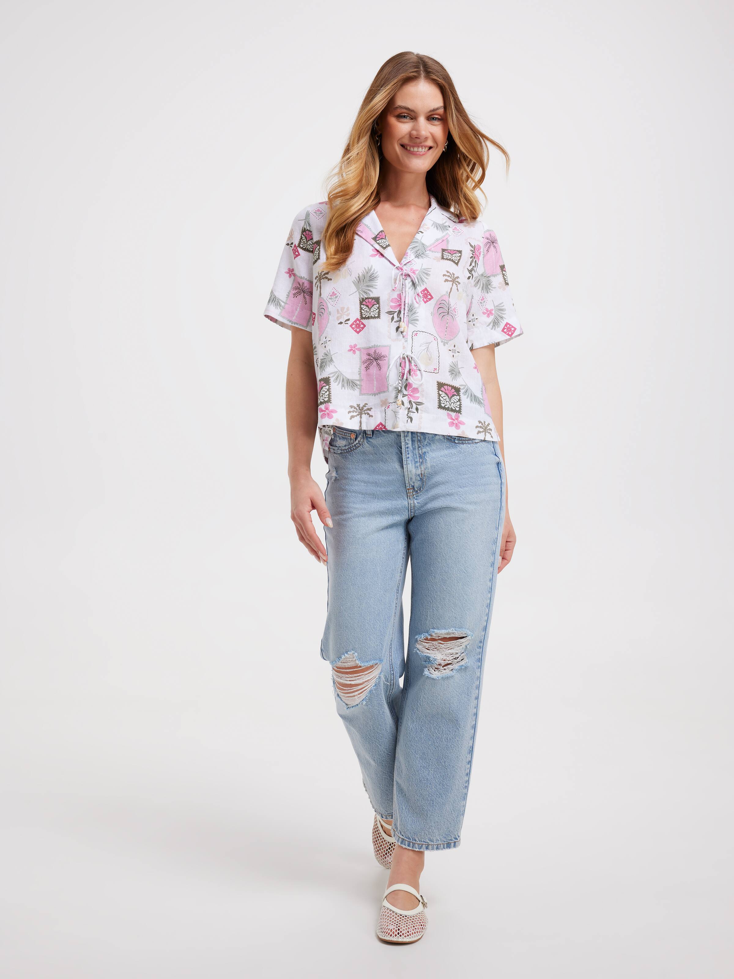 Clarissa Tie Front Shirt