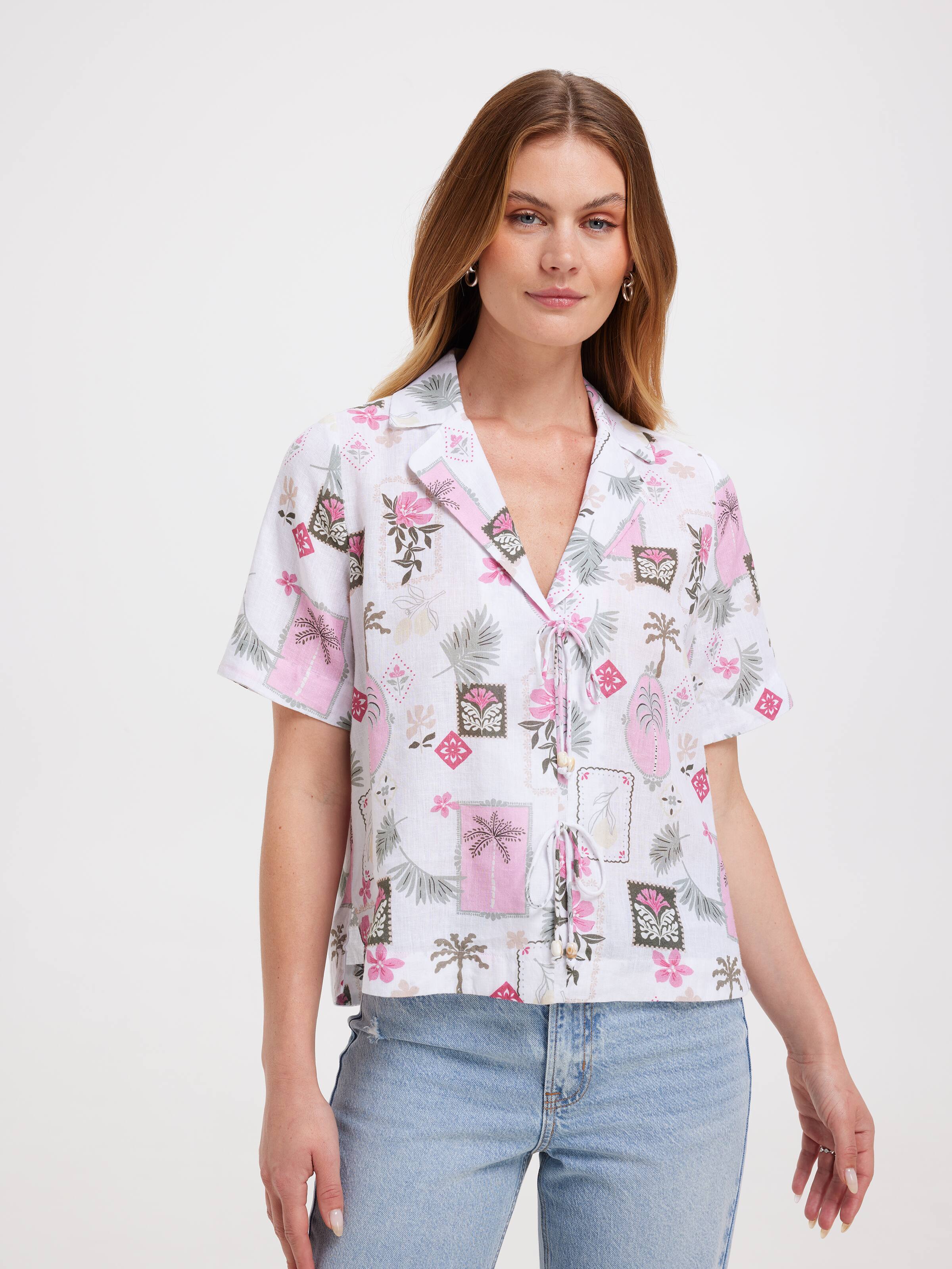 Clarissa Tie Front Shirt