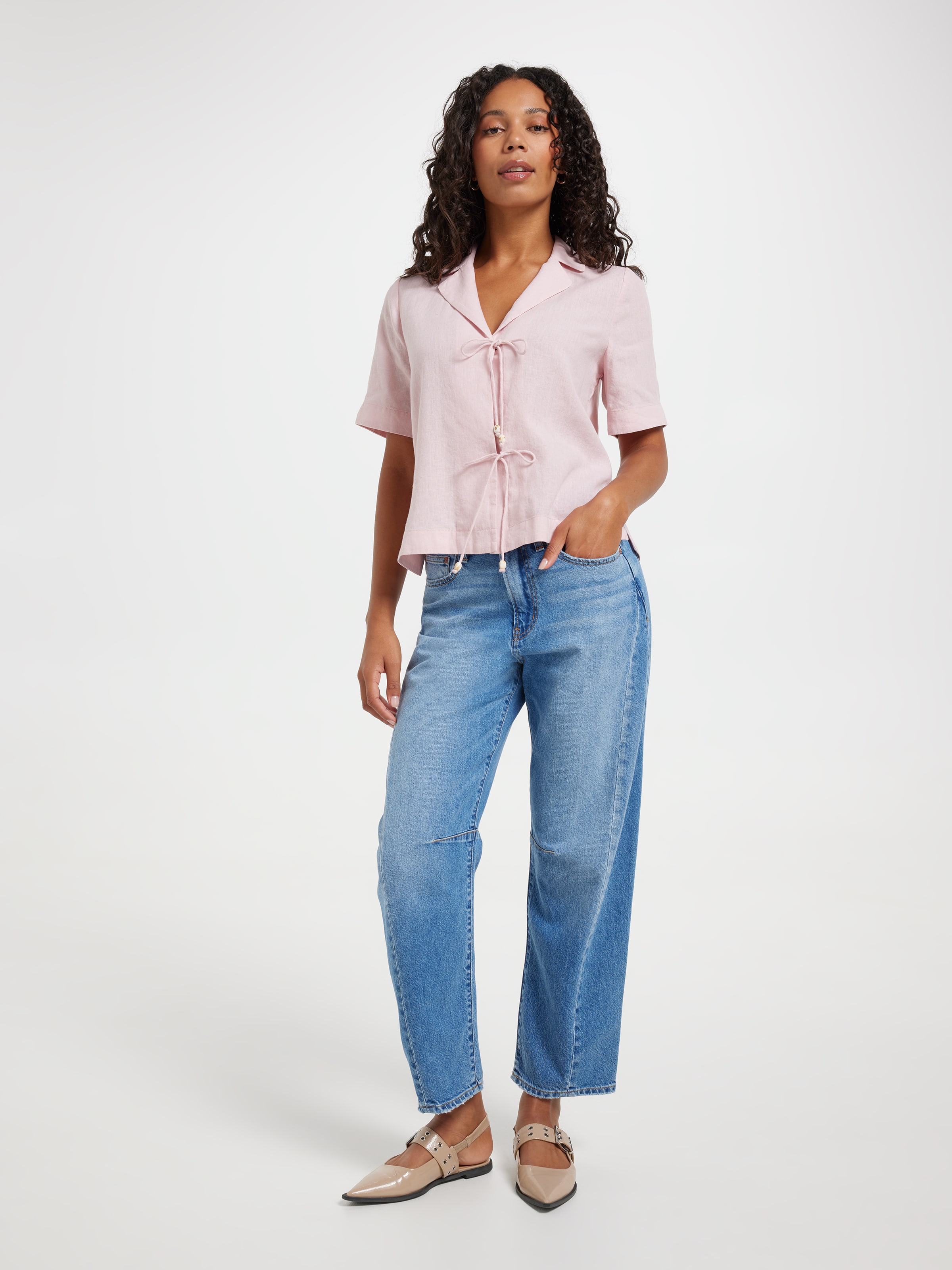 Clarissa Tie Front Shirt