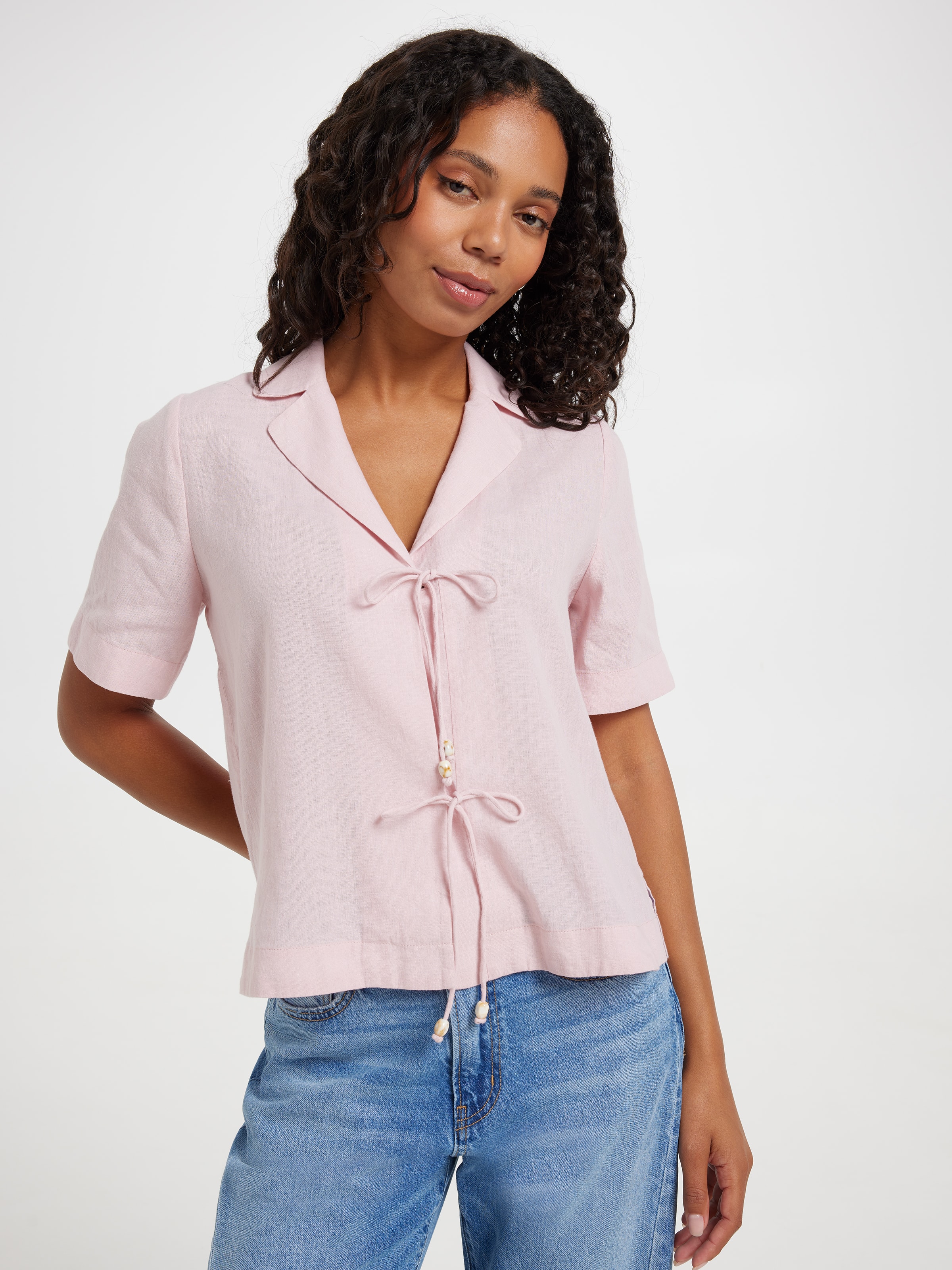 Clarissa Tie Front Shirt