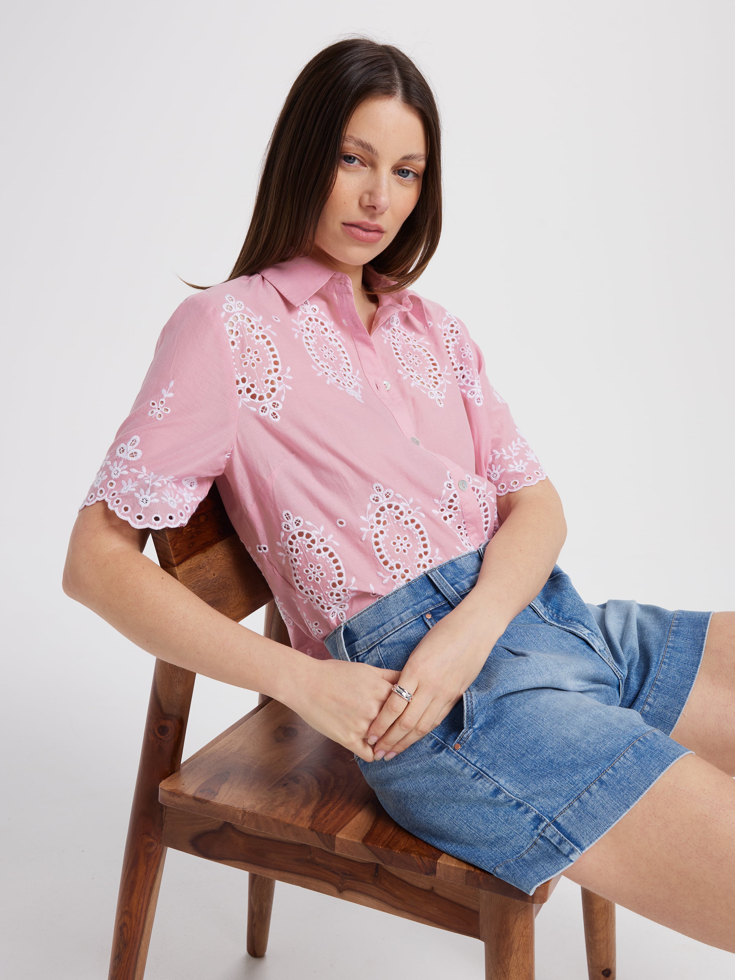 Suzie Broderie Shirt