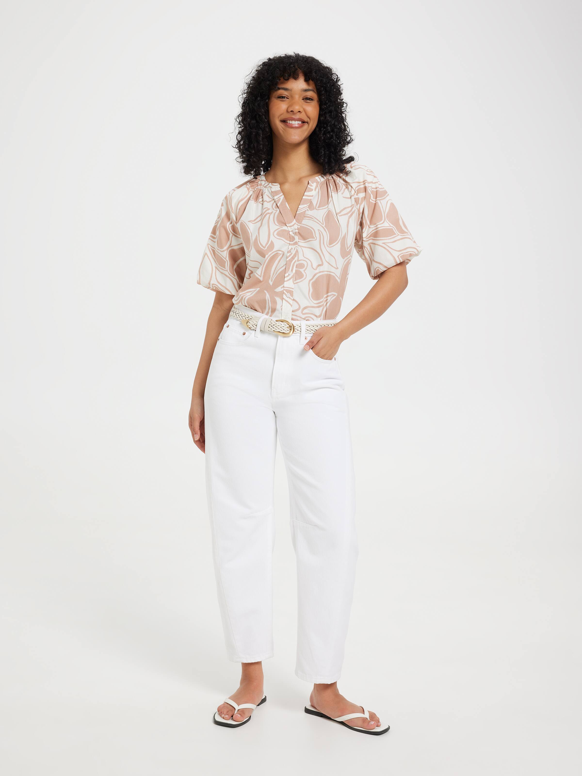 Aliyah Bubble Sleeve Shirt