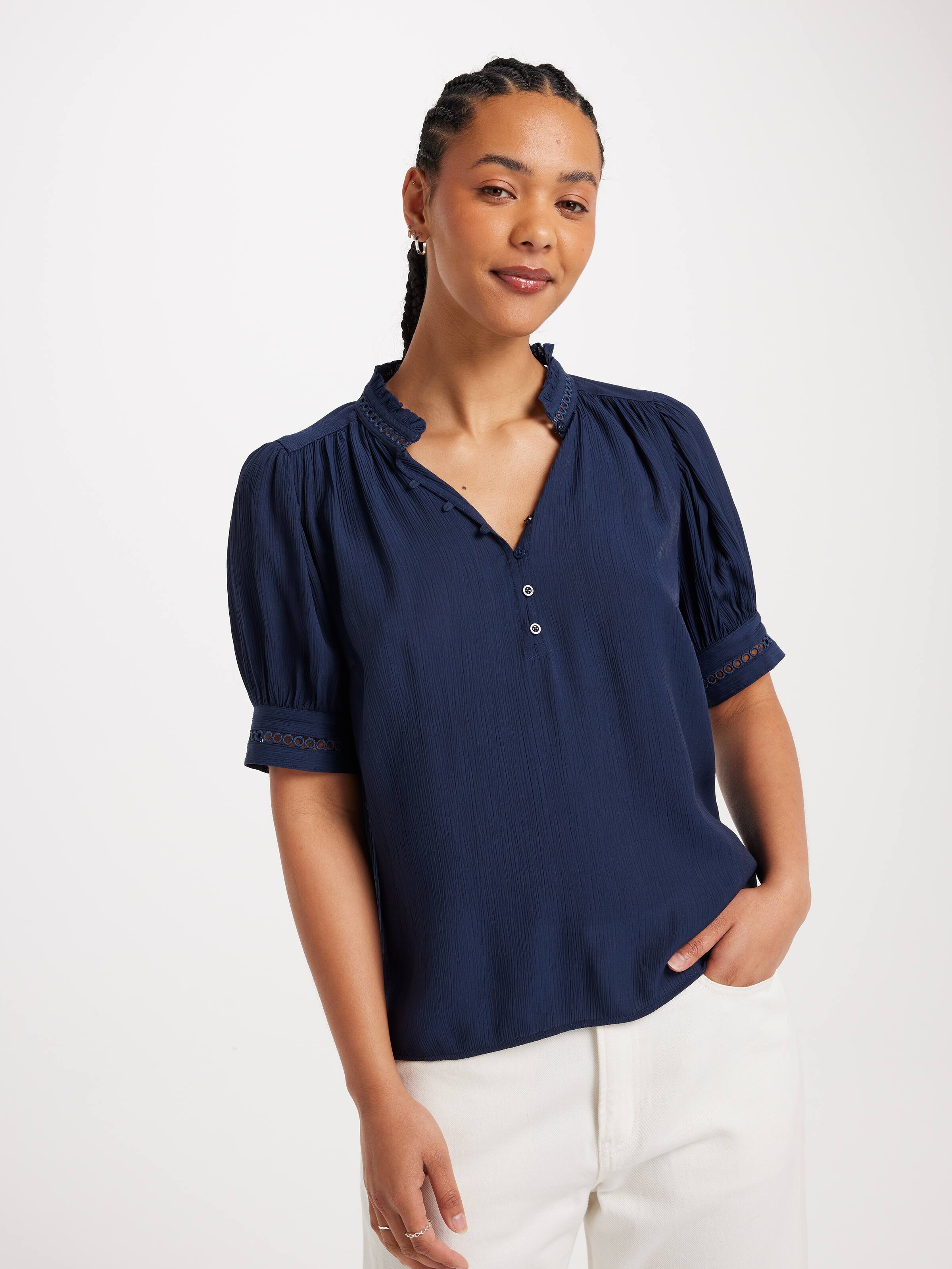 Liv Lace Trim Blouse