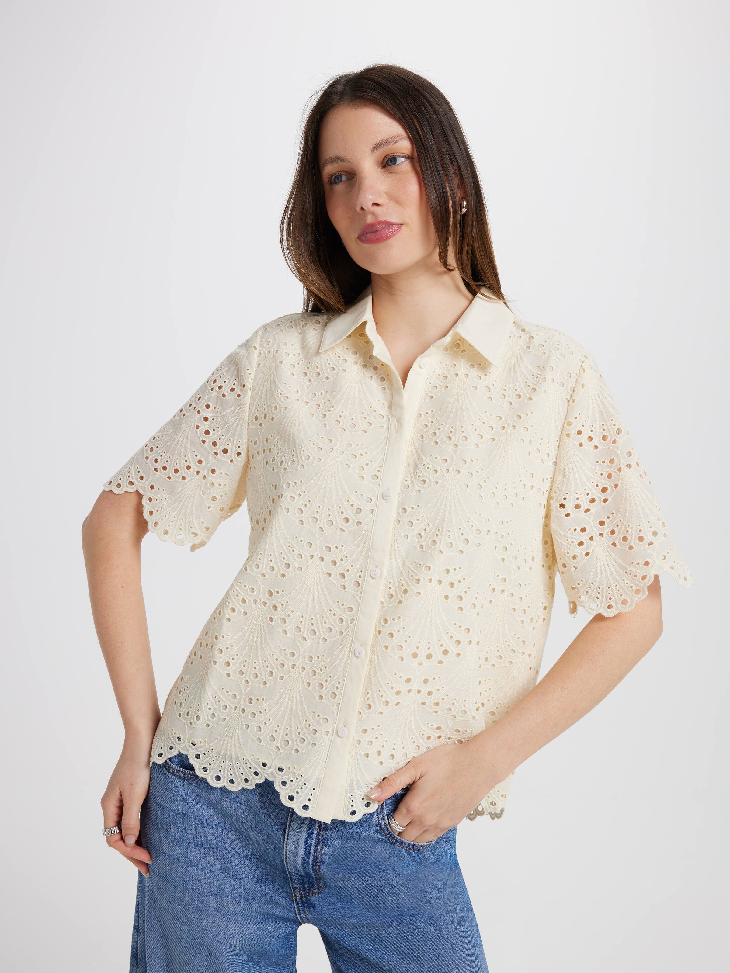 Suzie Broderie Shirt