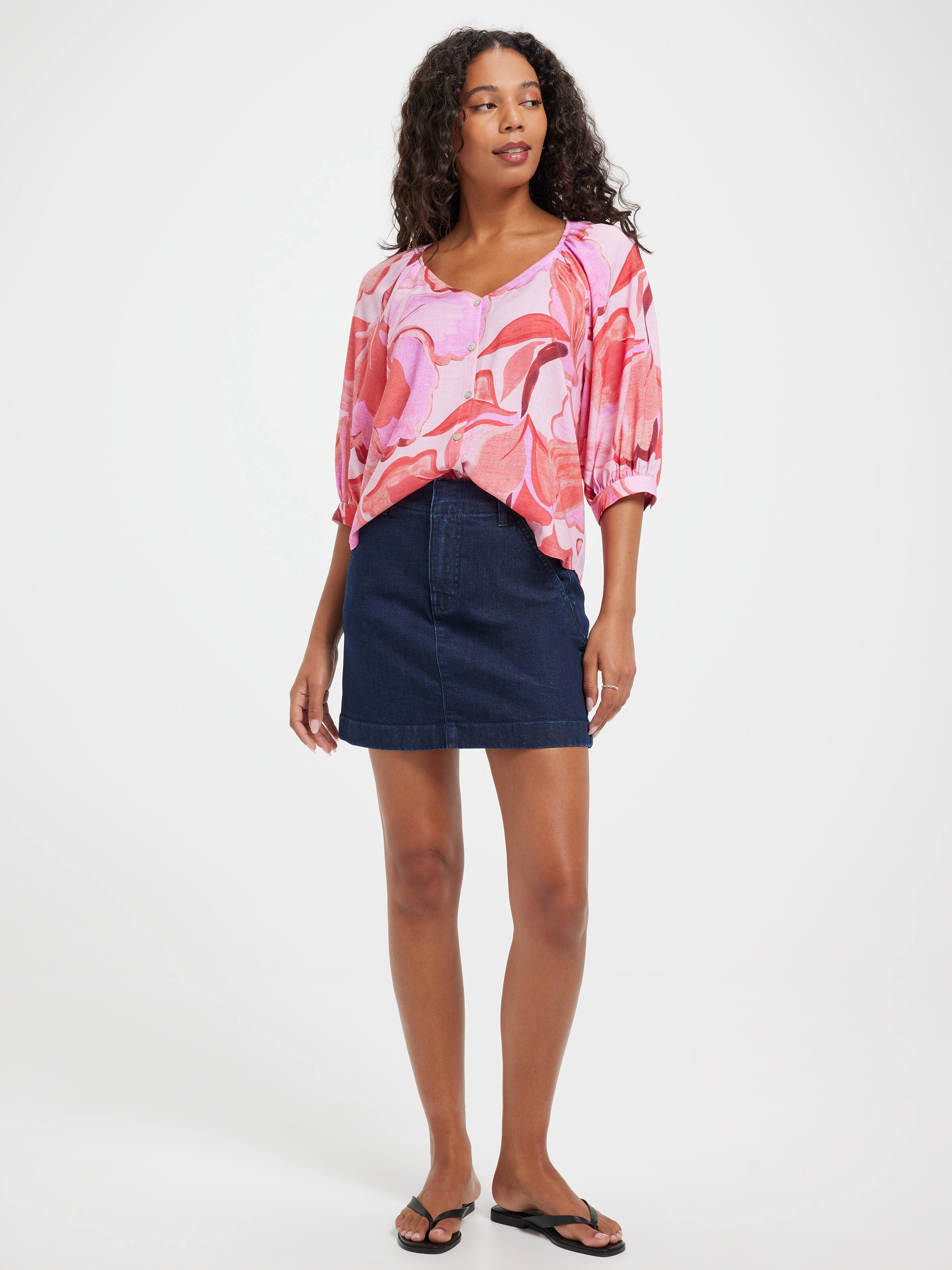 Iris 3/4 Sleeve Blouse