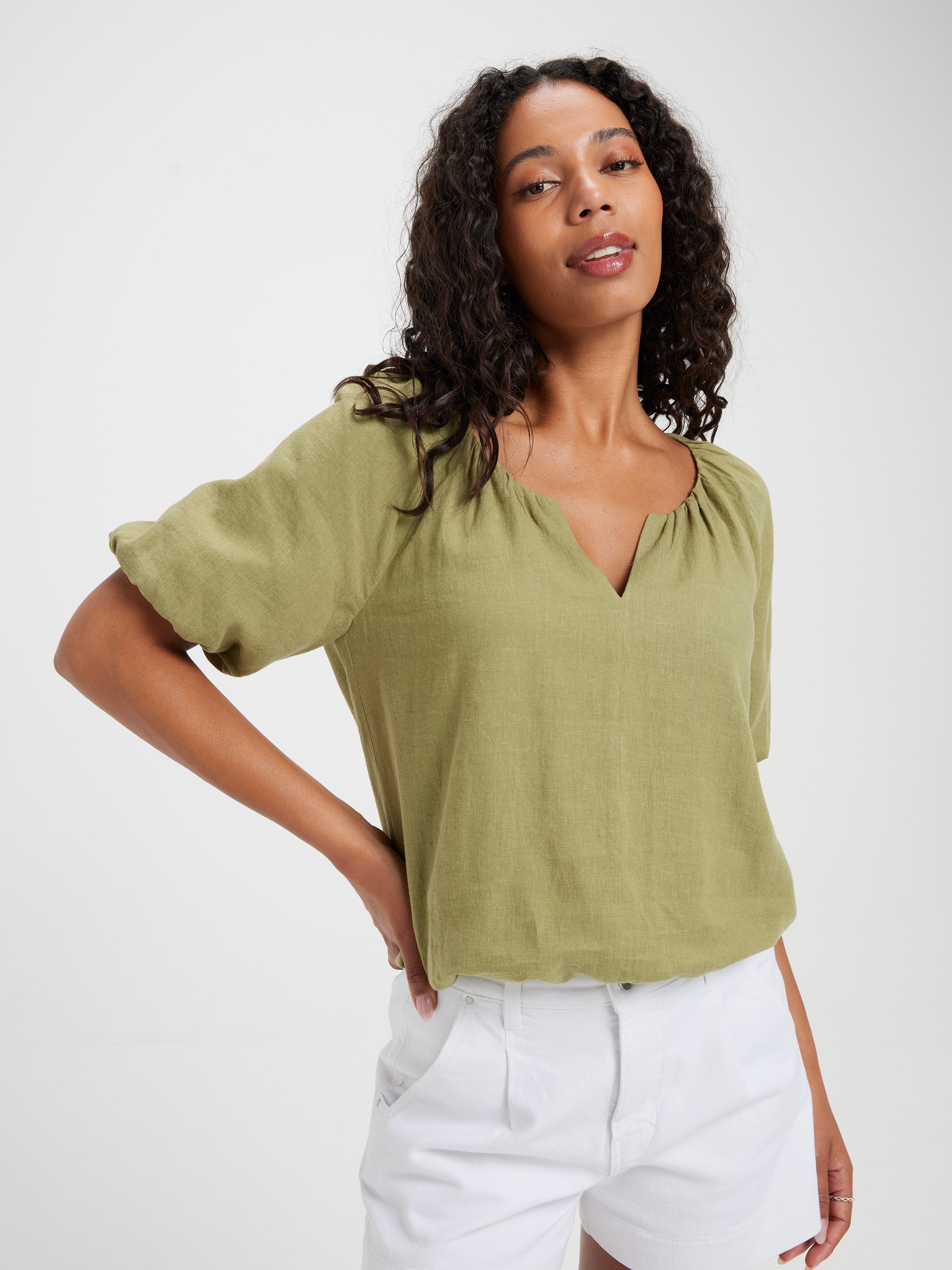 Bruna Bubble Hem Top