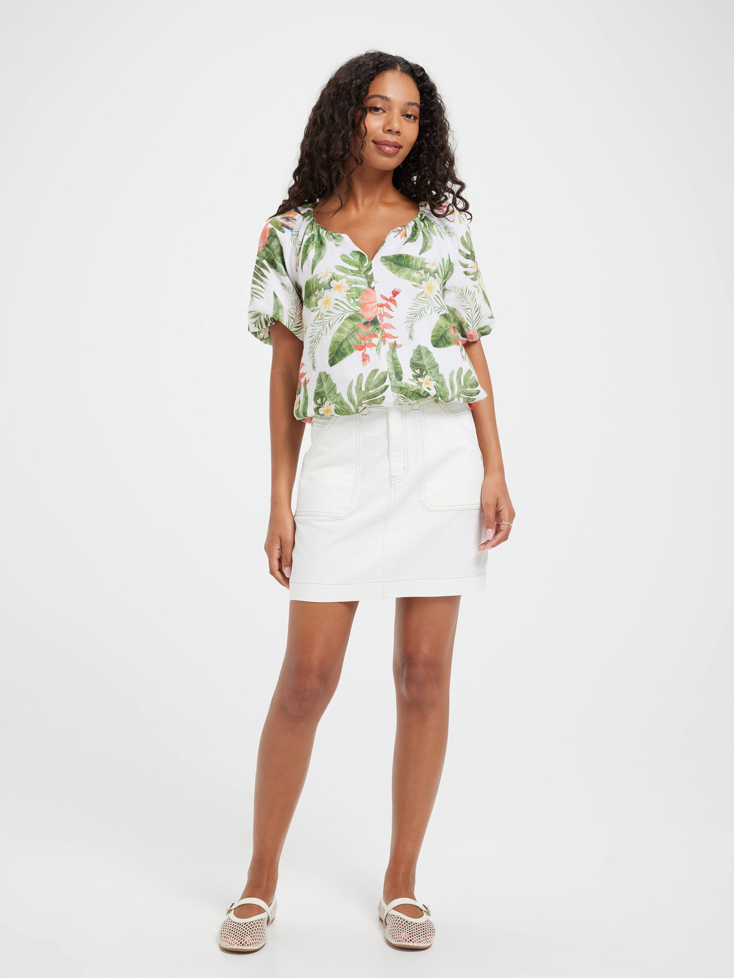 Bruna Bubble Hem Top