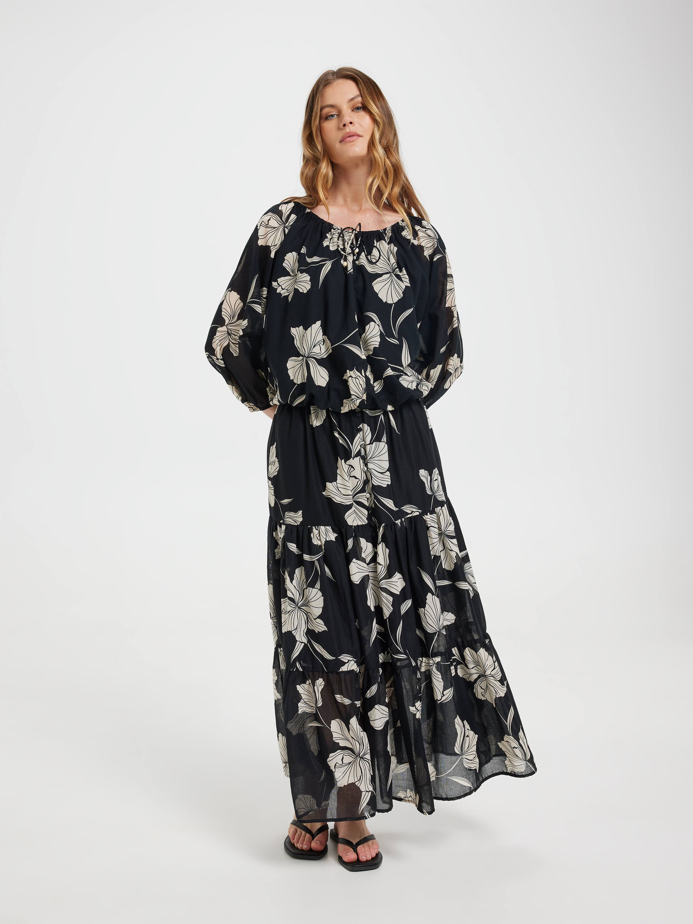 Effie Bubble Hem Blouse