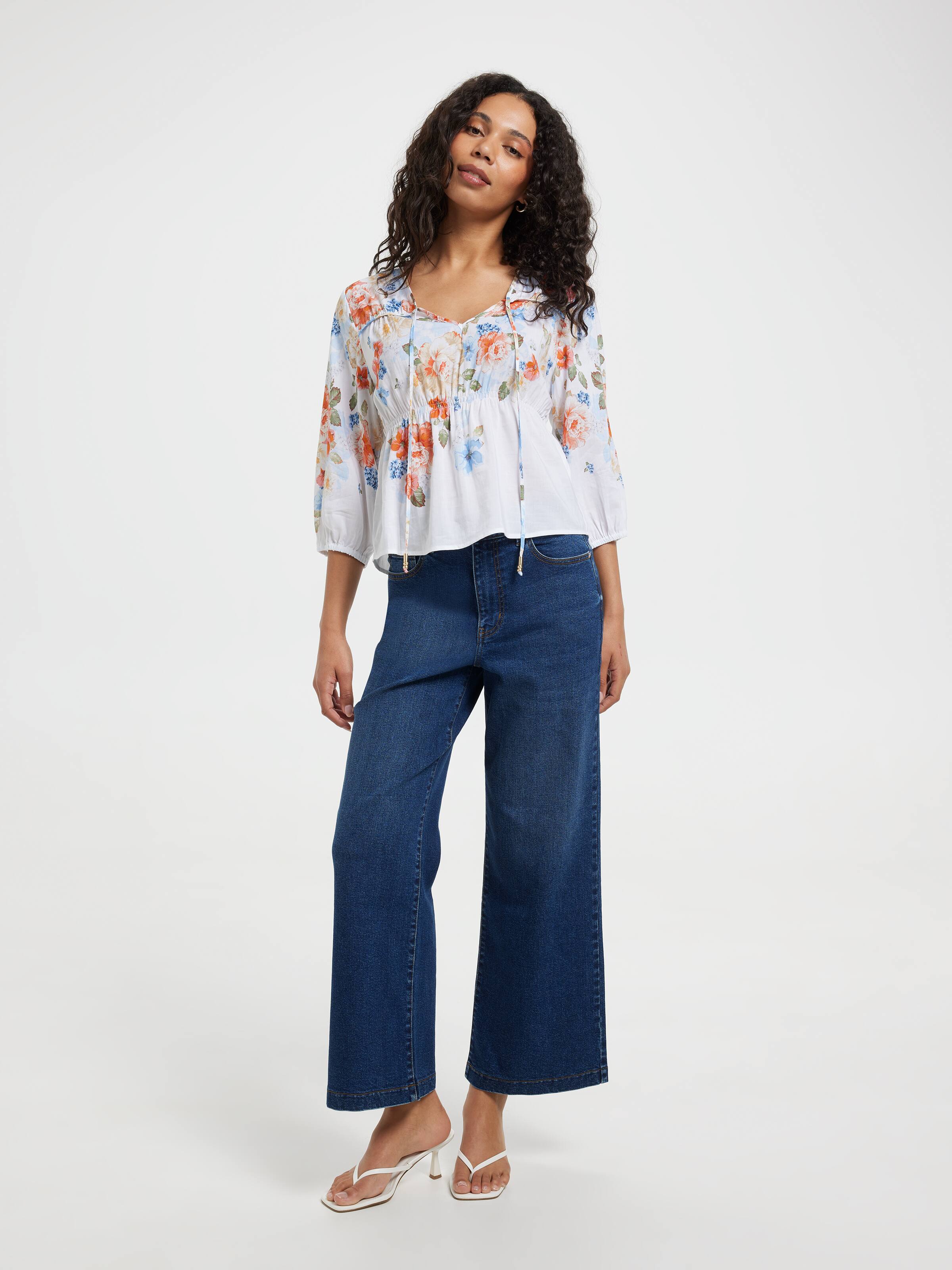 Aurora Long Sleeve Floaty Blouse