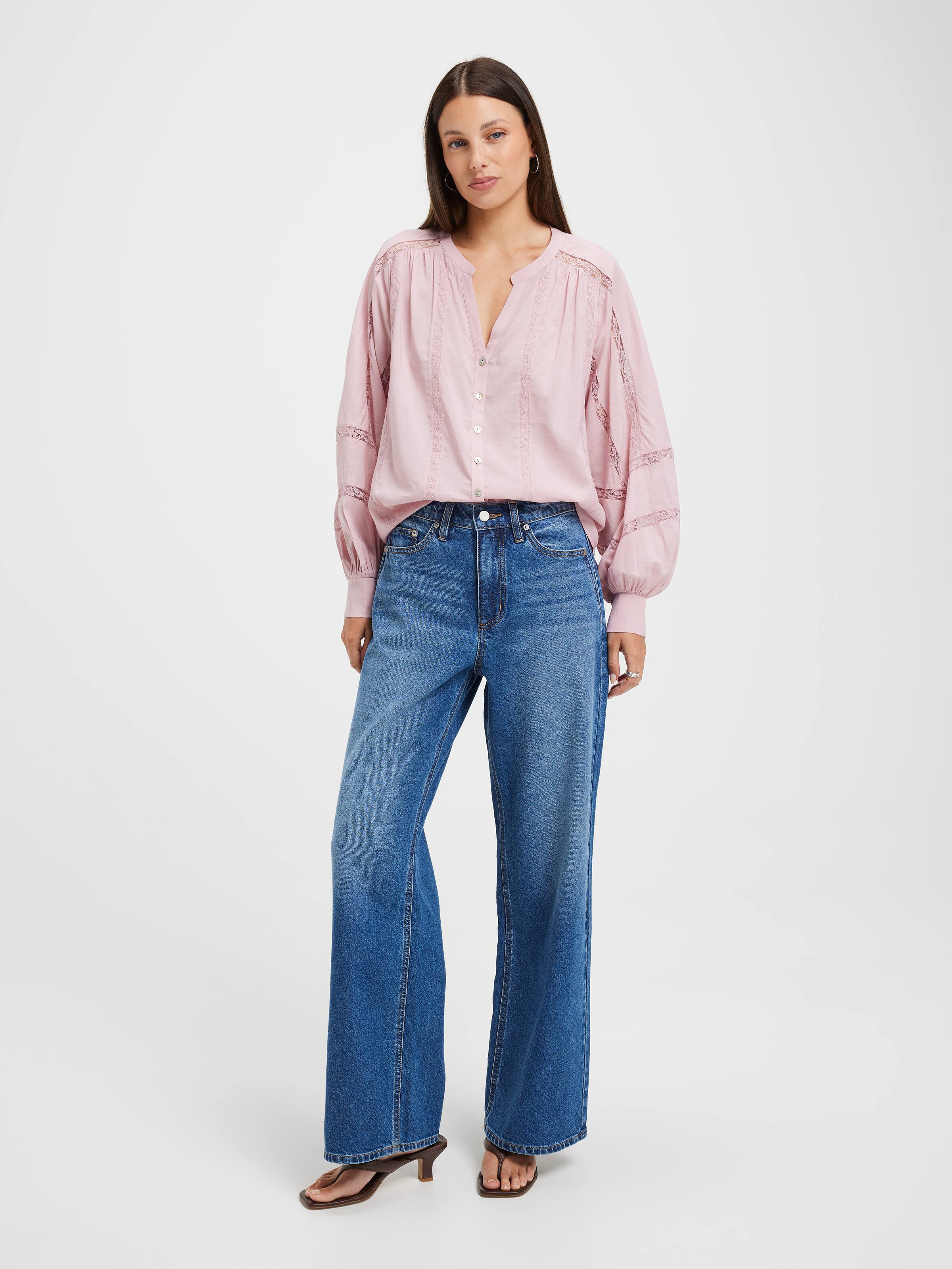 Paloma Lace Insert Blouse