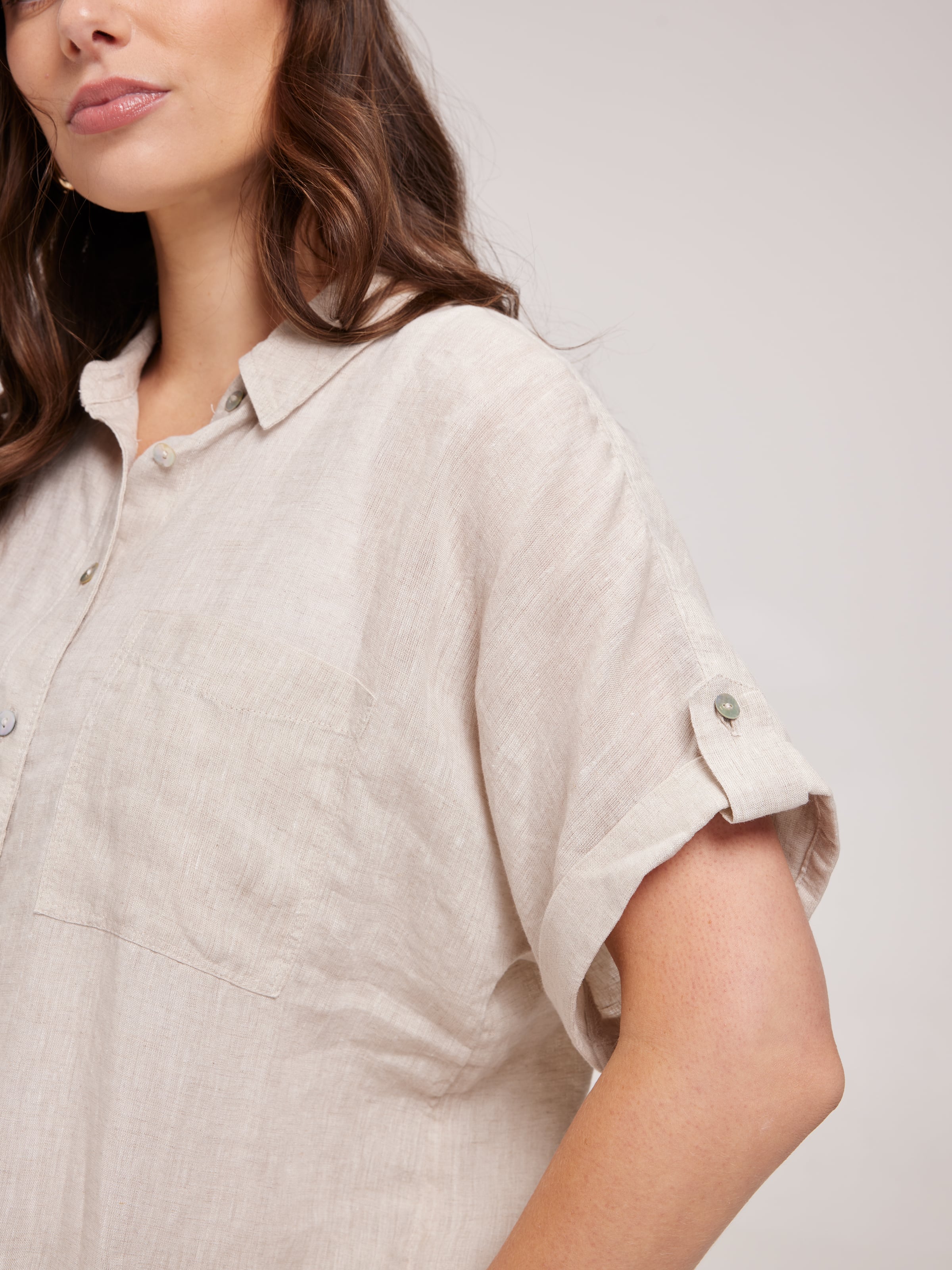 Fleur Linen Shirt
