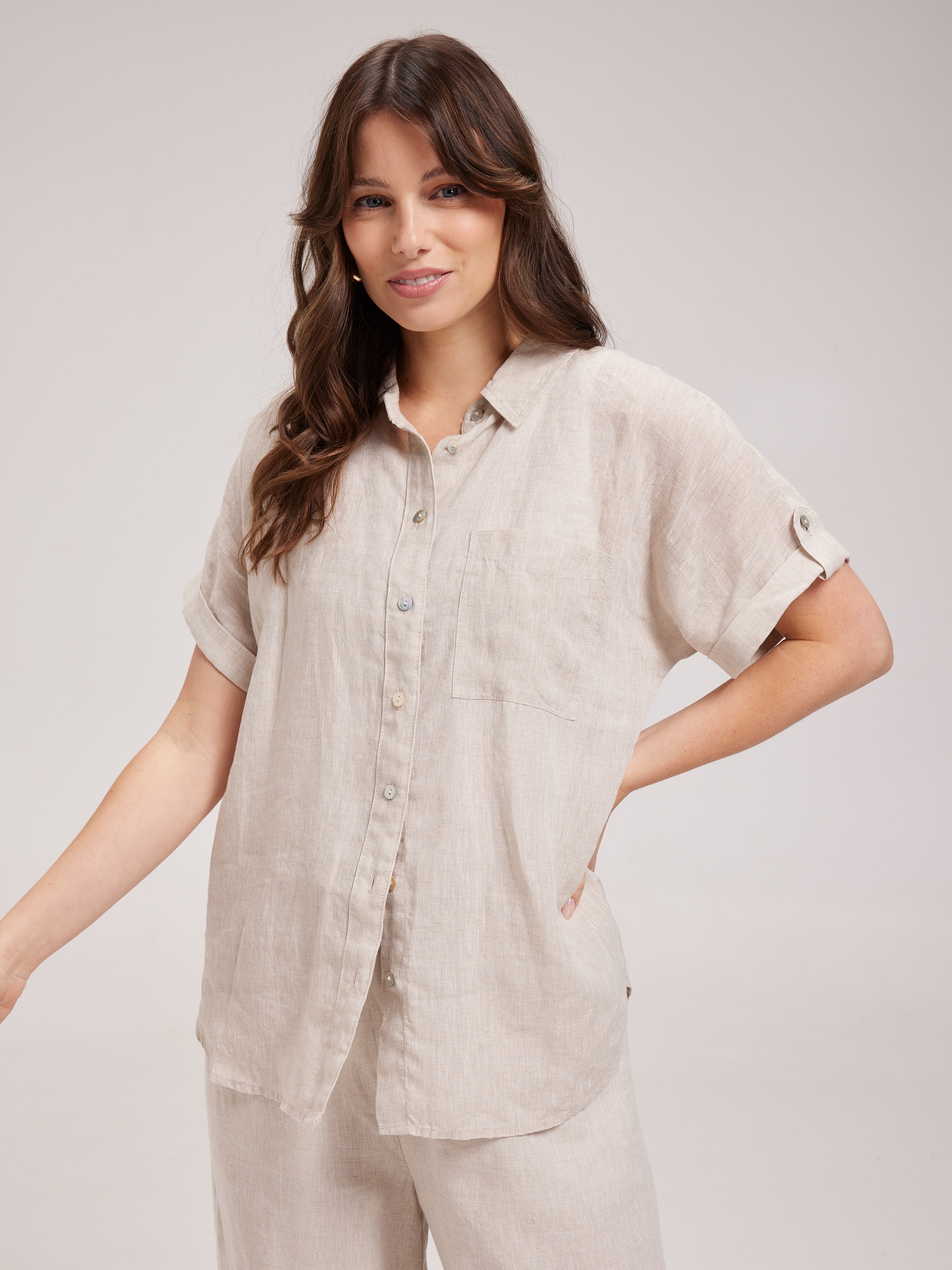 Fleur Linen Shirt