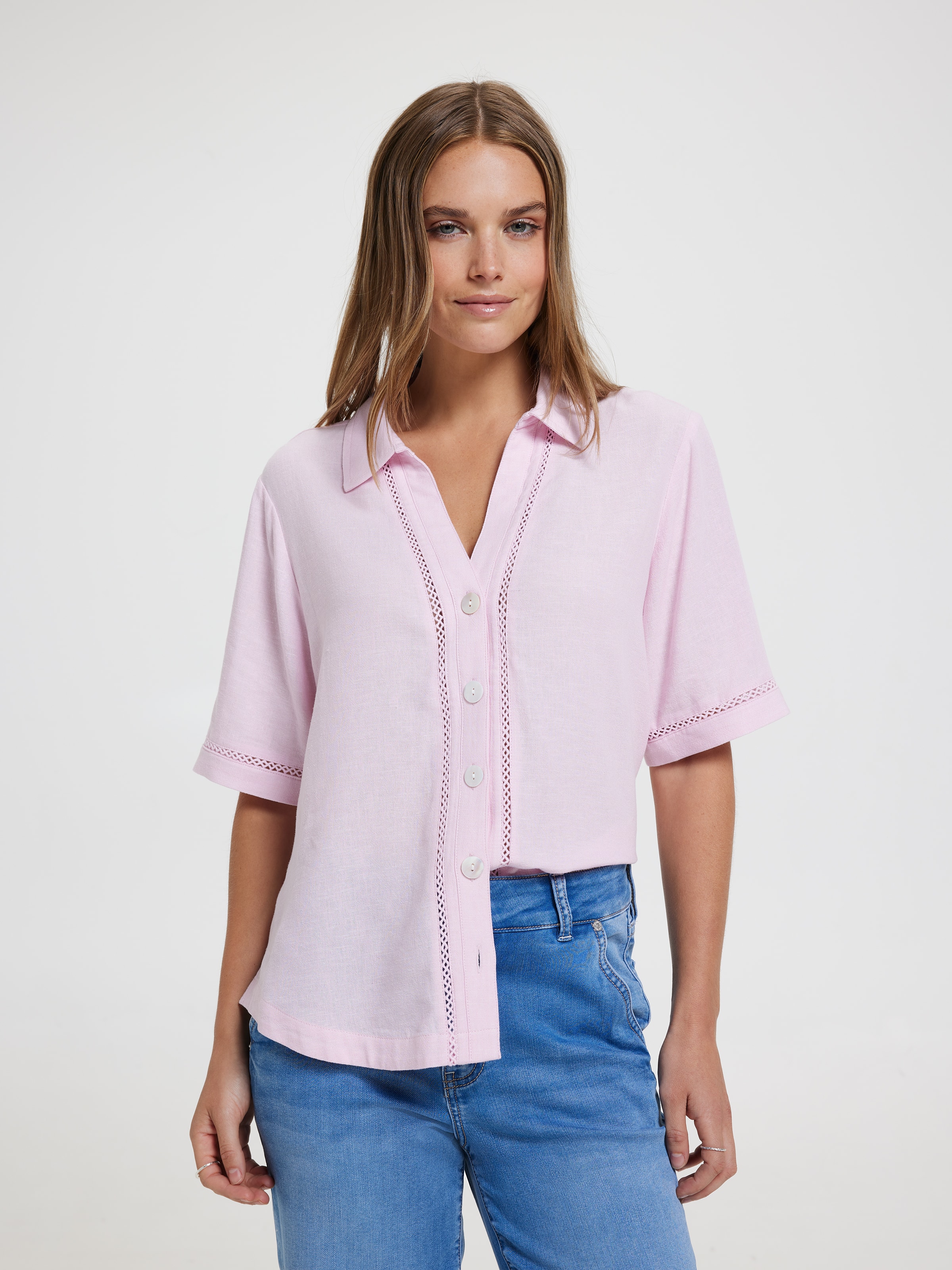 Nova Lace Insert Shirt