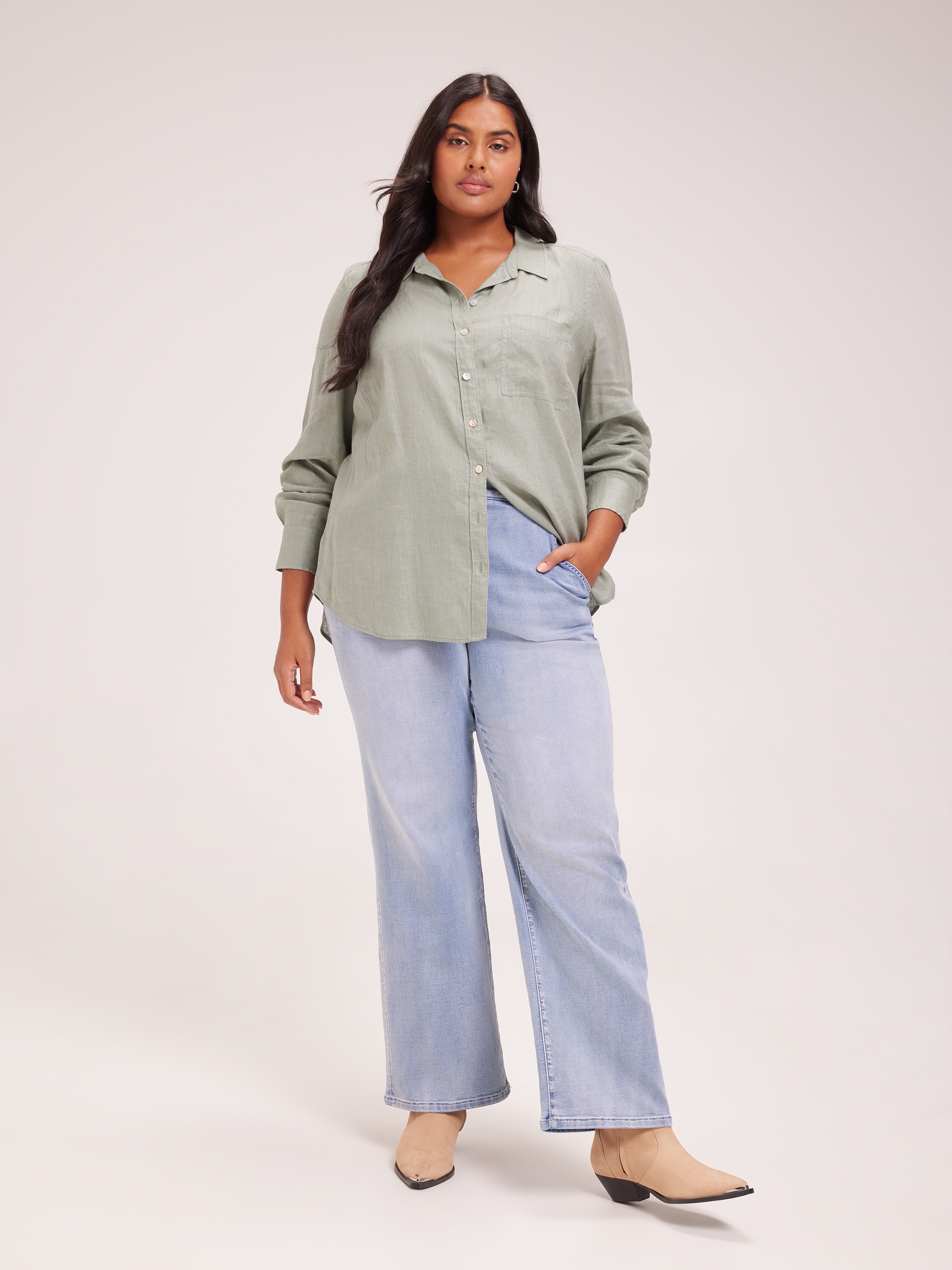Curve Mila Linen Shirt