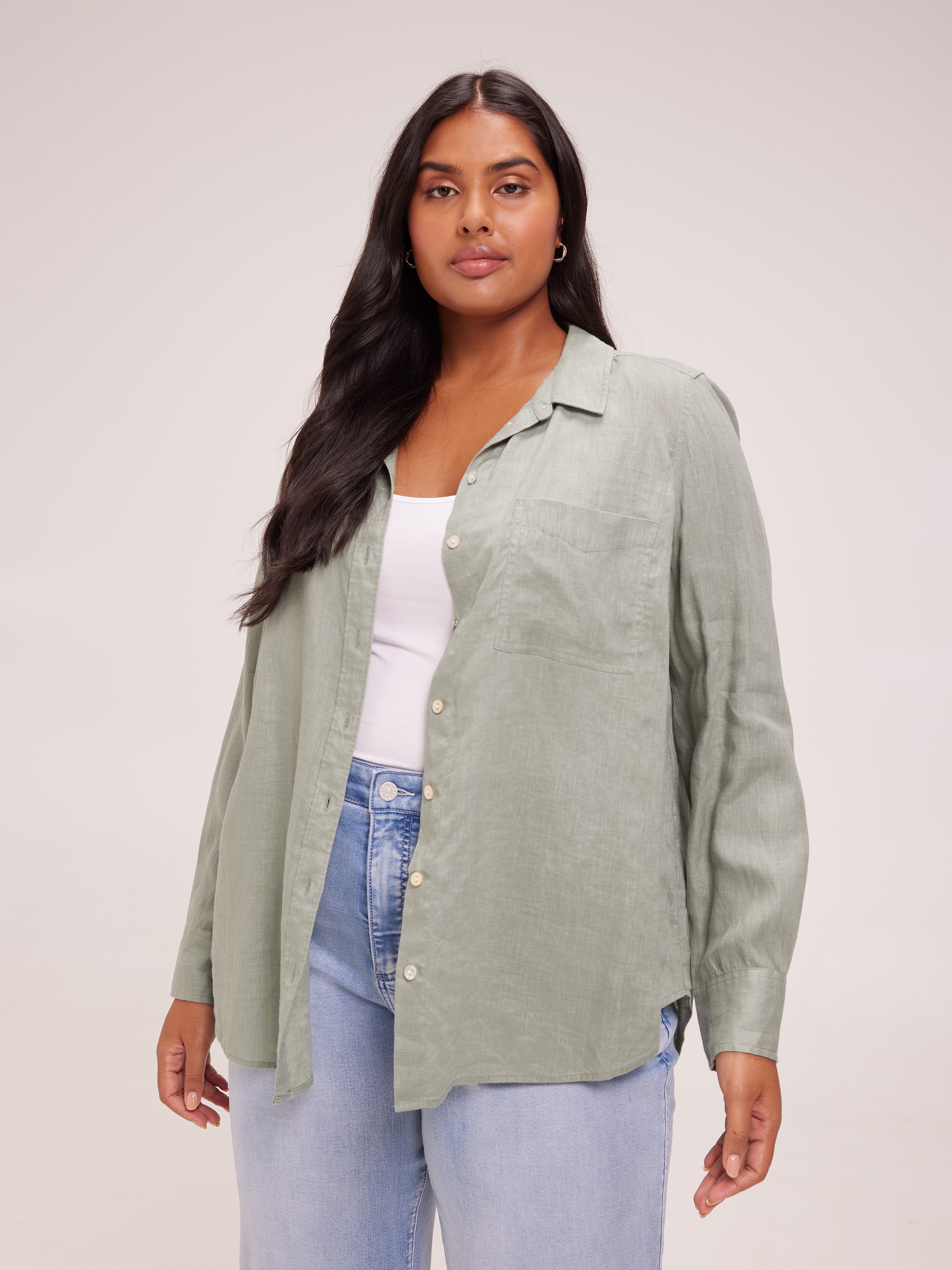 Curve Mila Linen Shirt