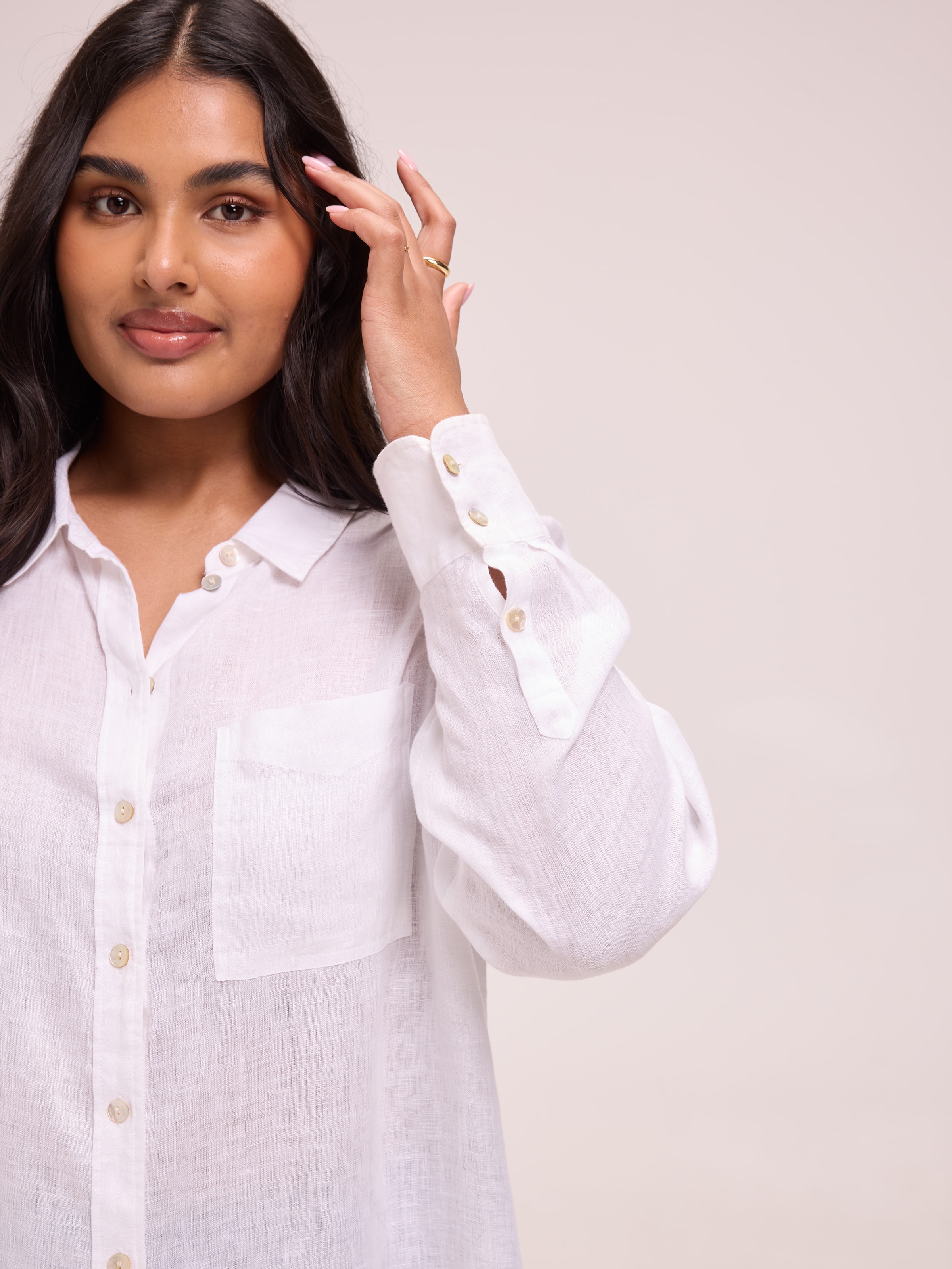 Curve Mila Linen Shirt
