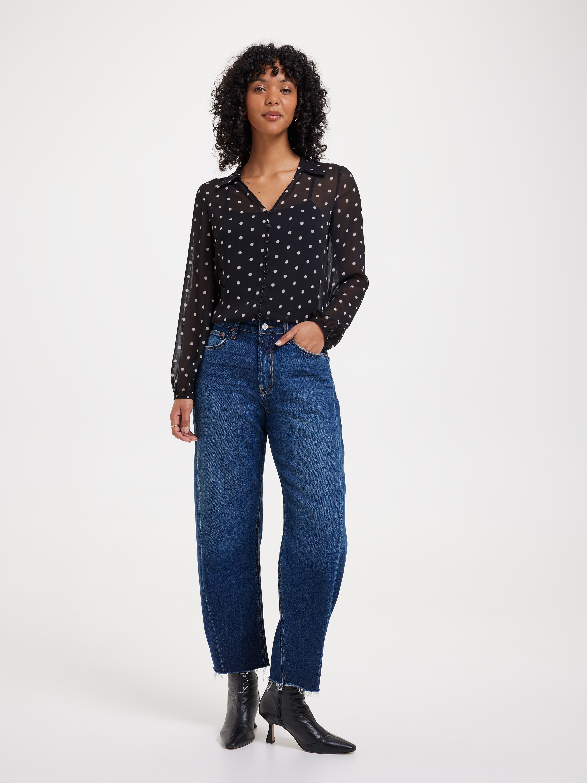 Ada Button Through Blouse