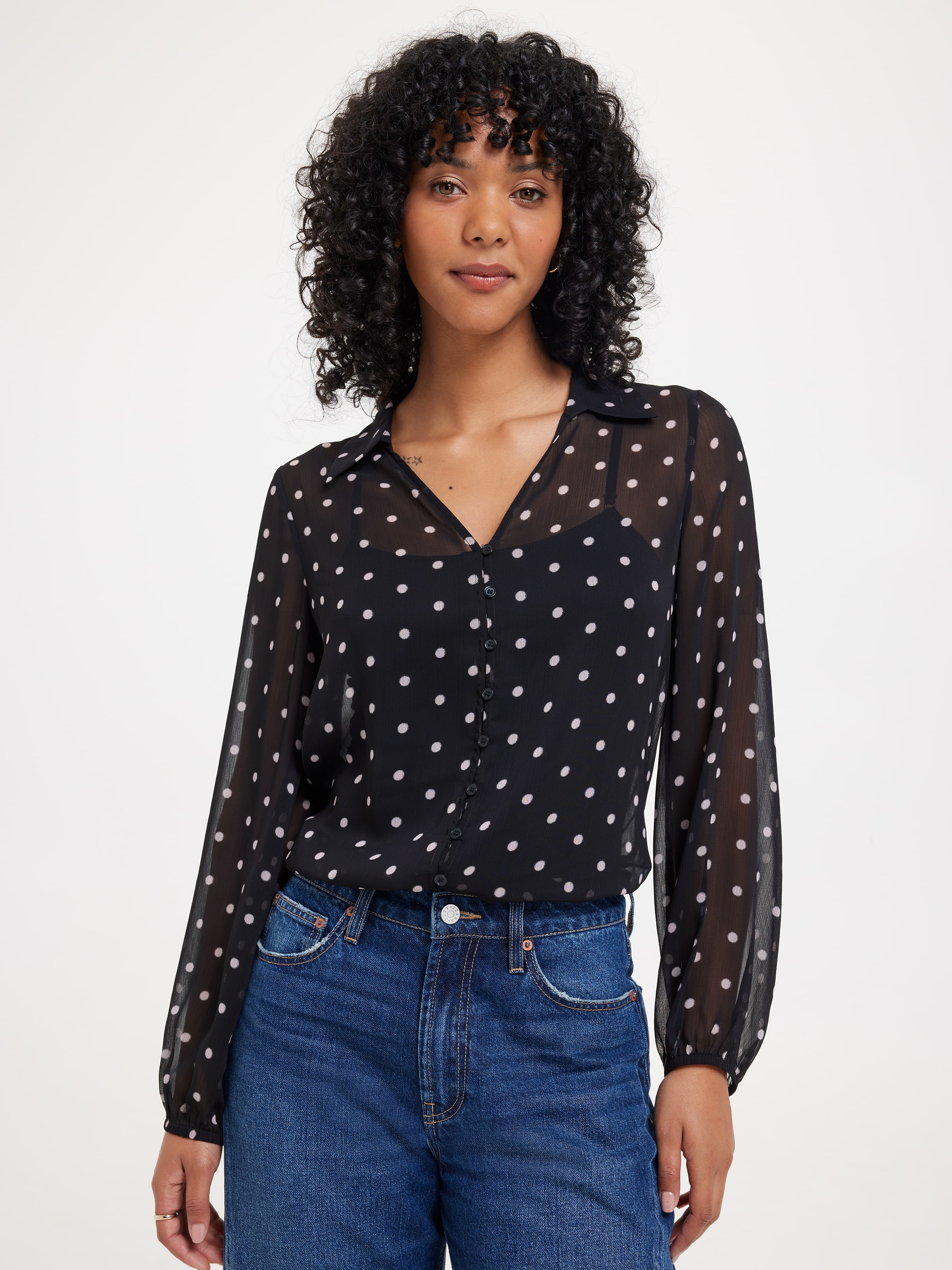 Ada Button Through Blouse