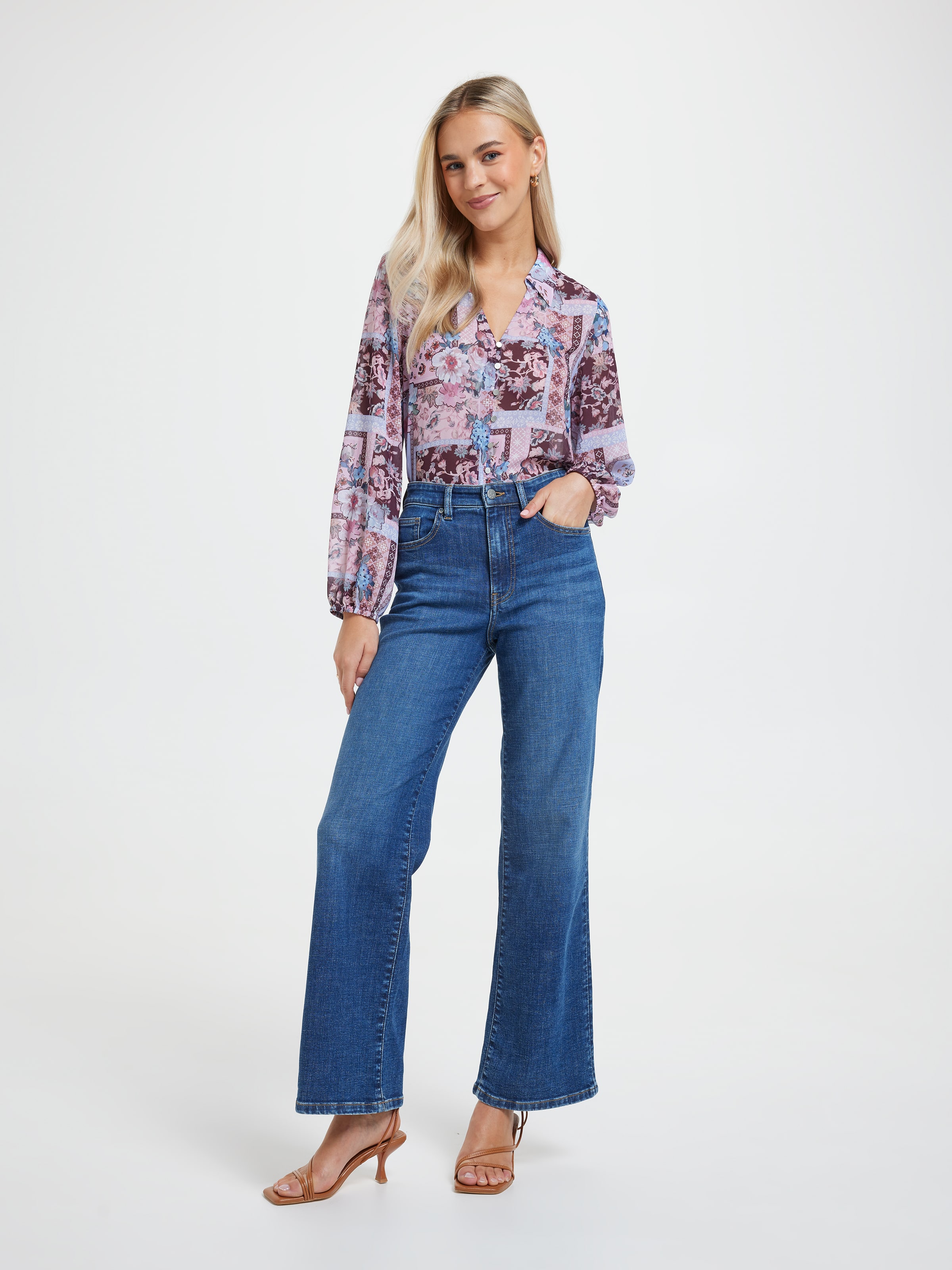 Ada Button Through Blouse