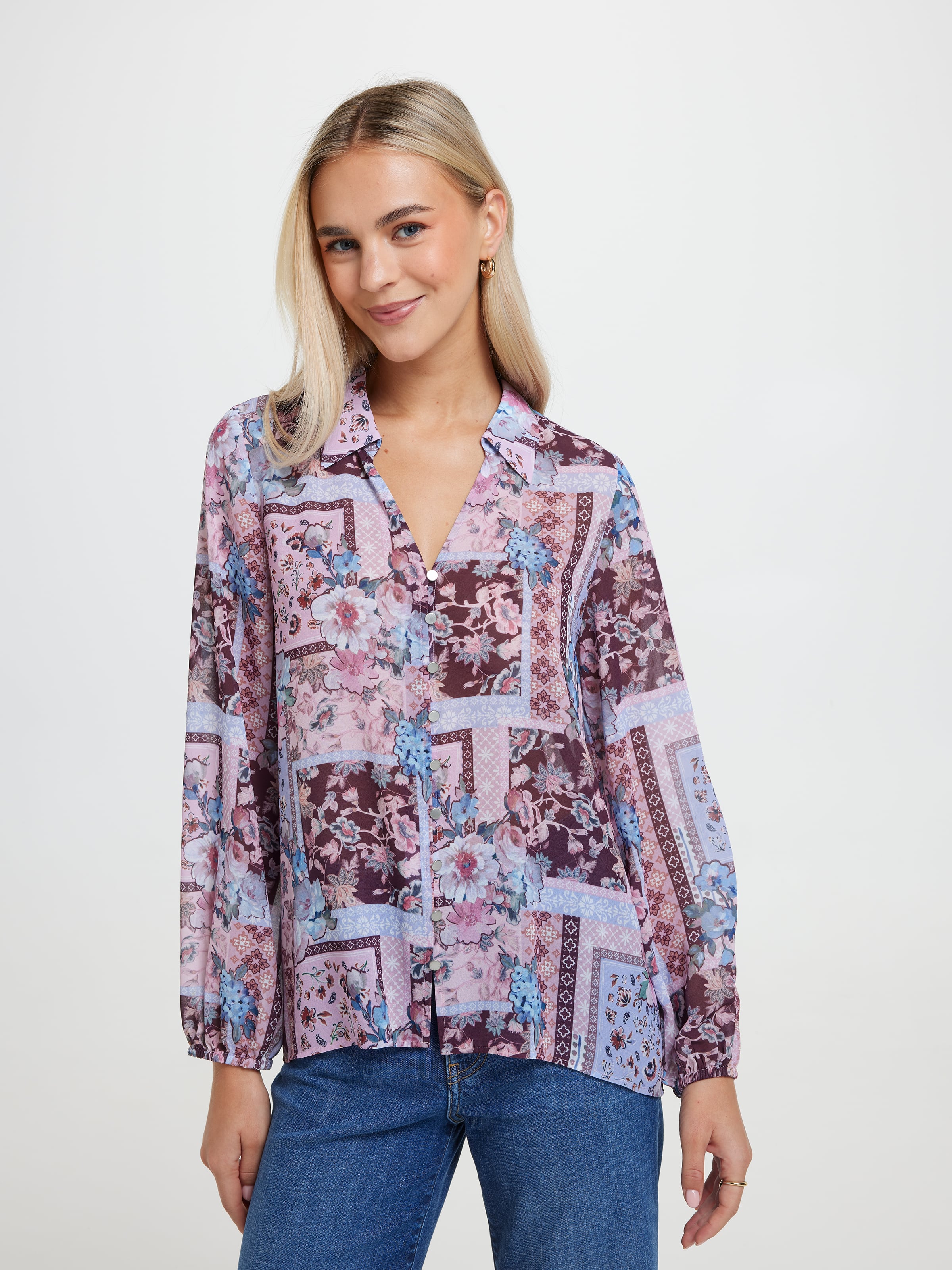 Ada Button Through Blouse