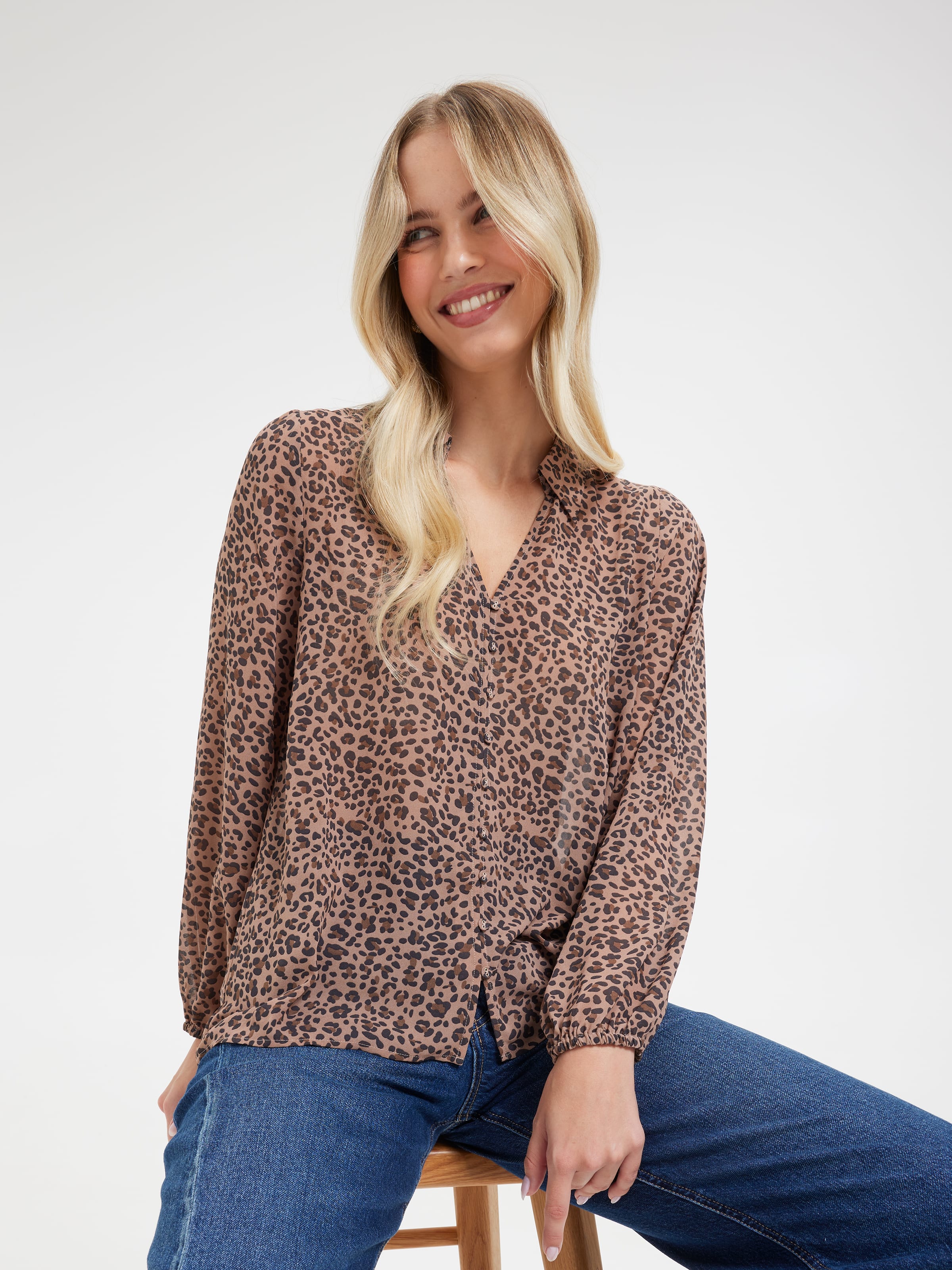 Ada Button Through Blouse