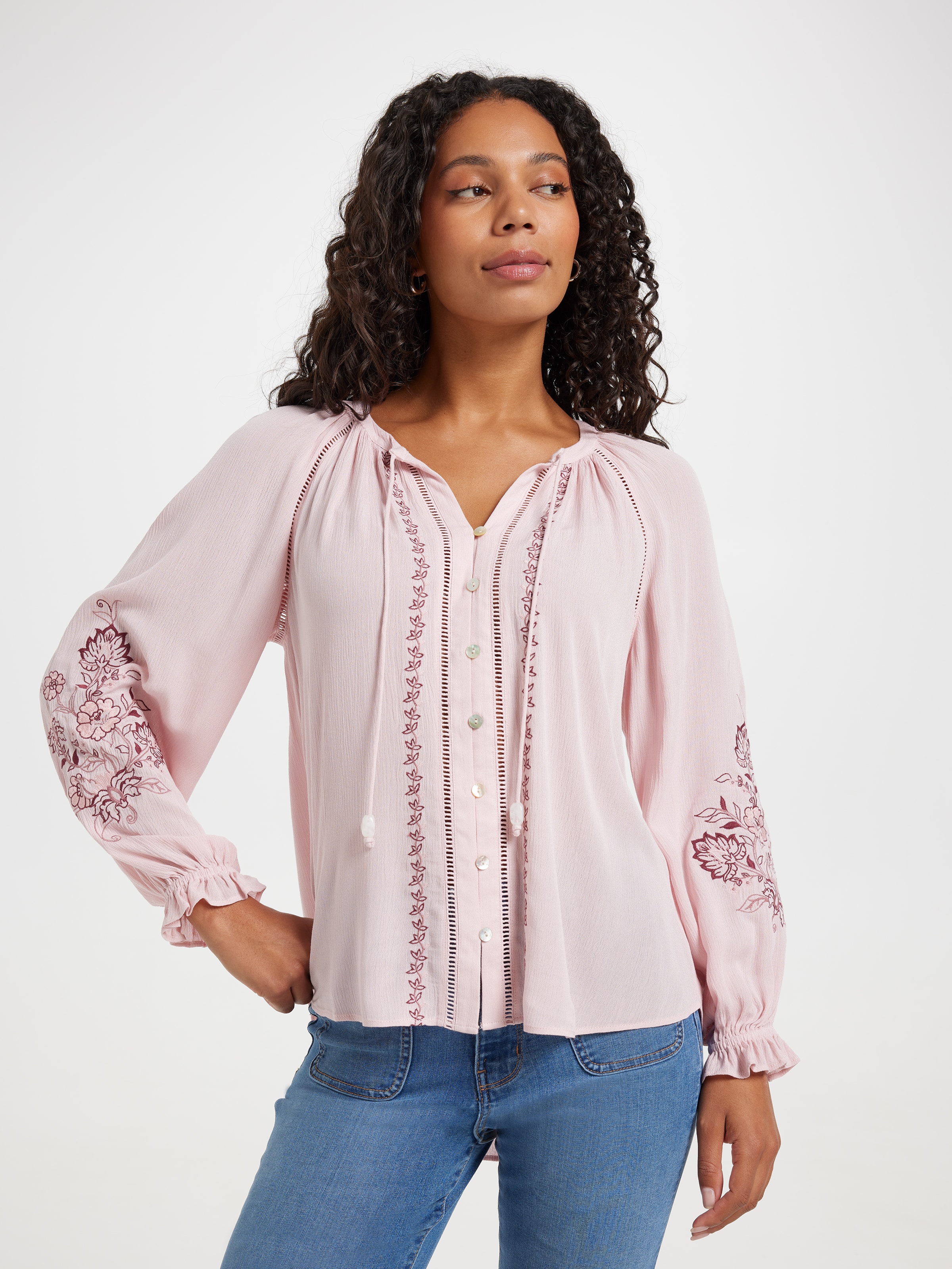 Kingsley Embroidered Blouse