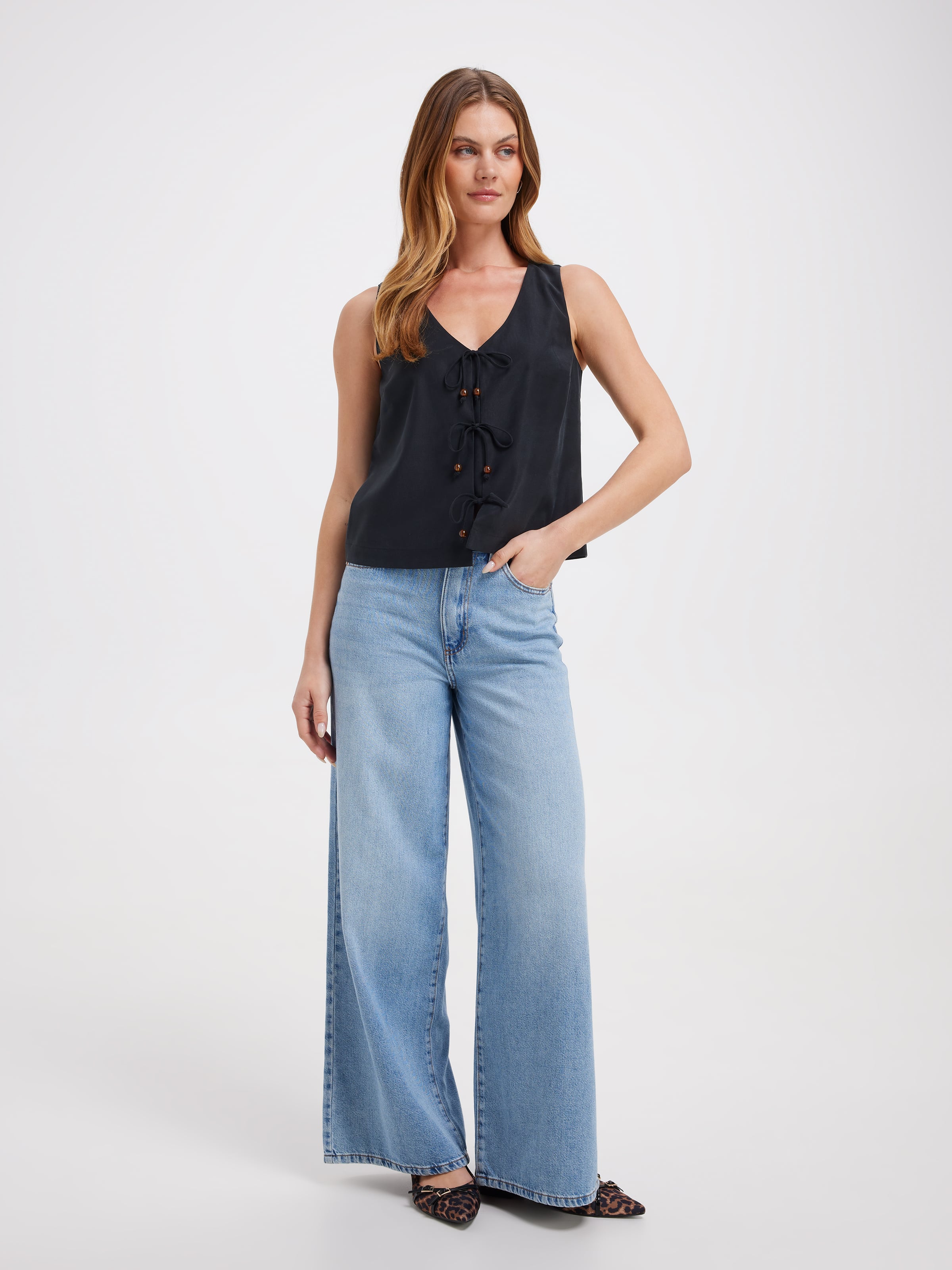 Valentina Tie Front Tank