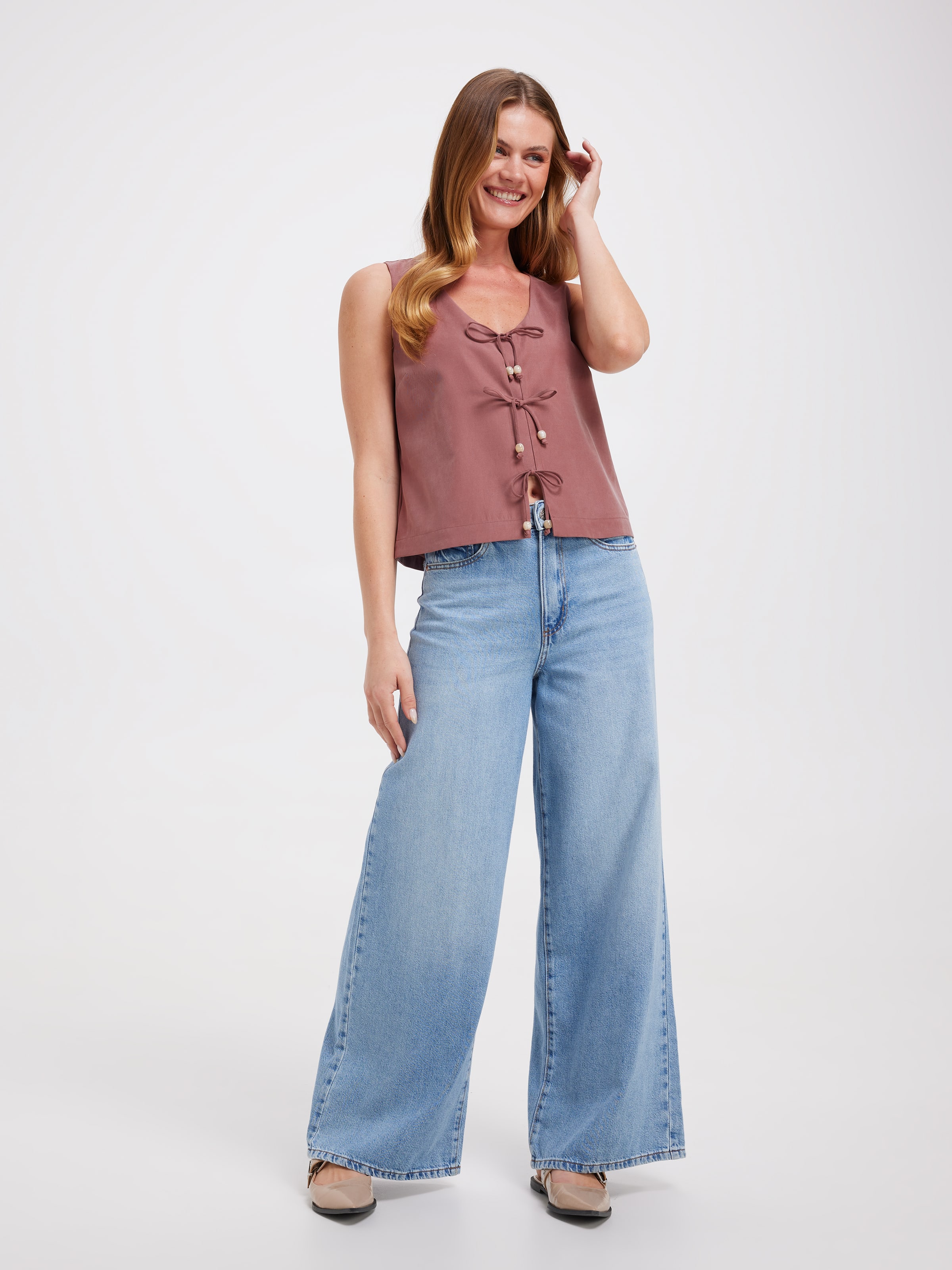 Valentina Tie Front Tank