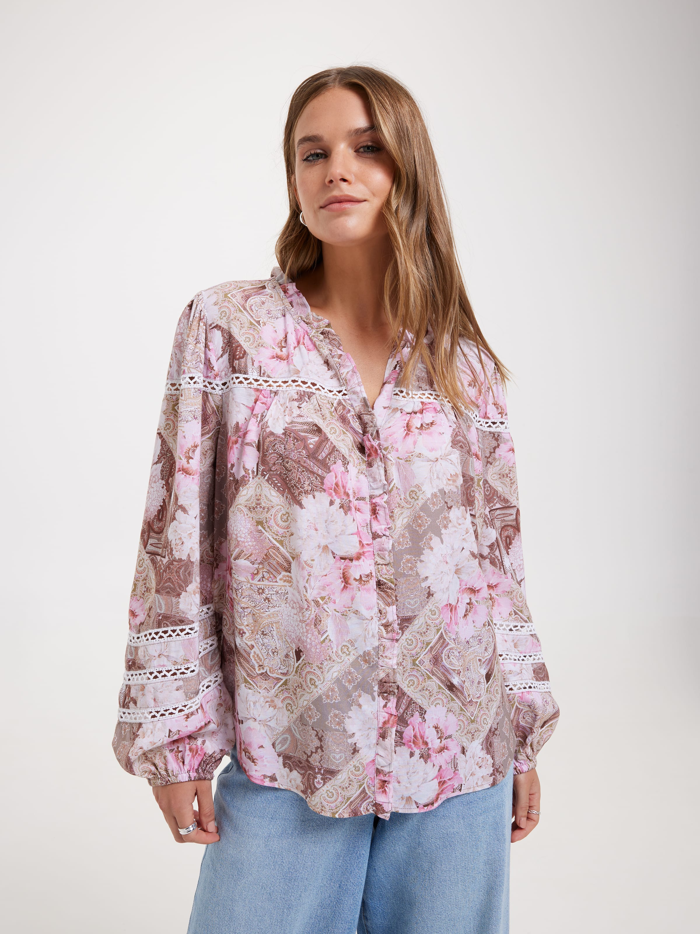 Bettina Pintuck Blouse