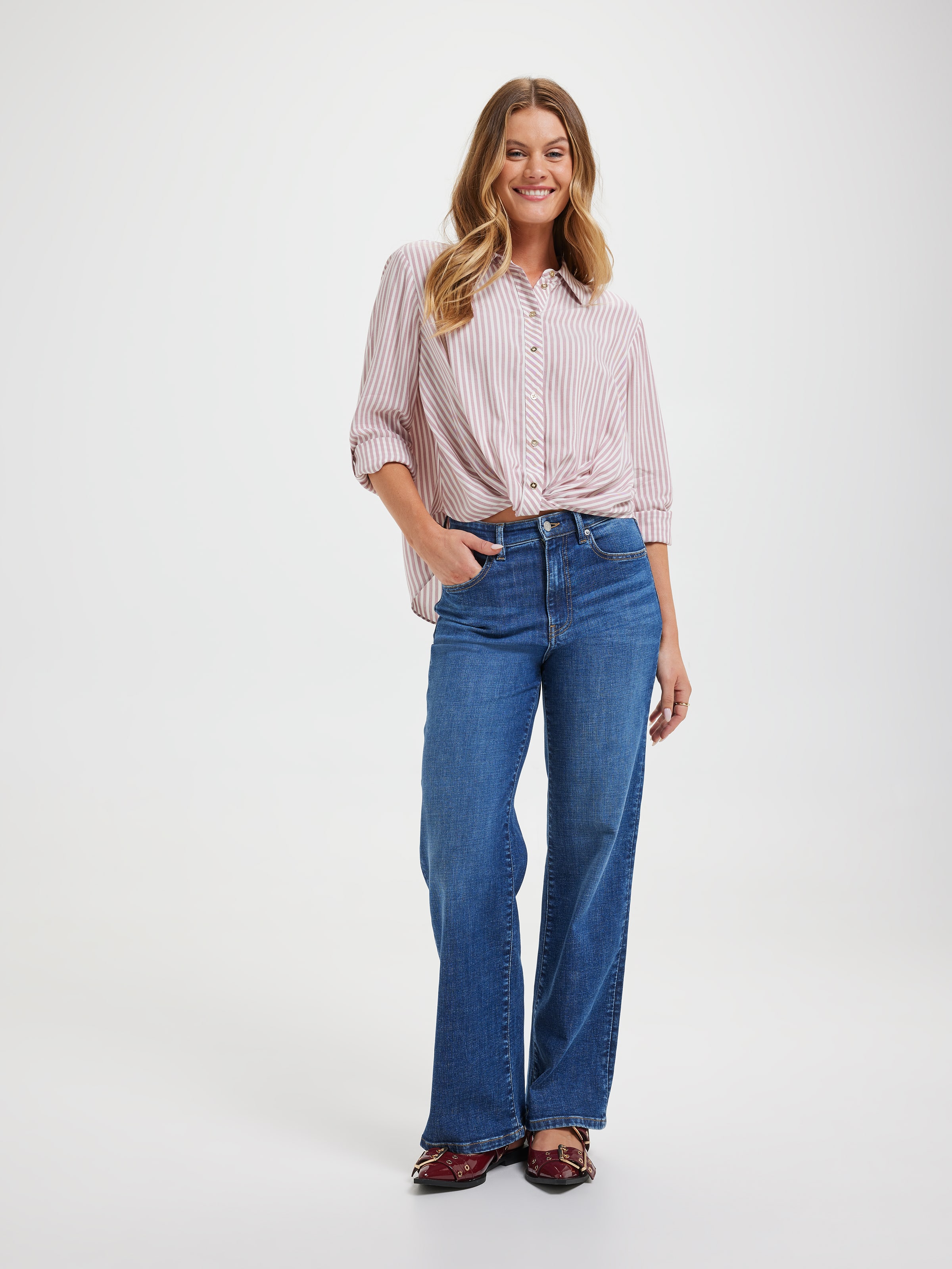 Harper Long Sleeve Wrap Shirt