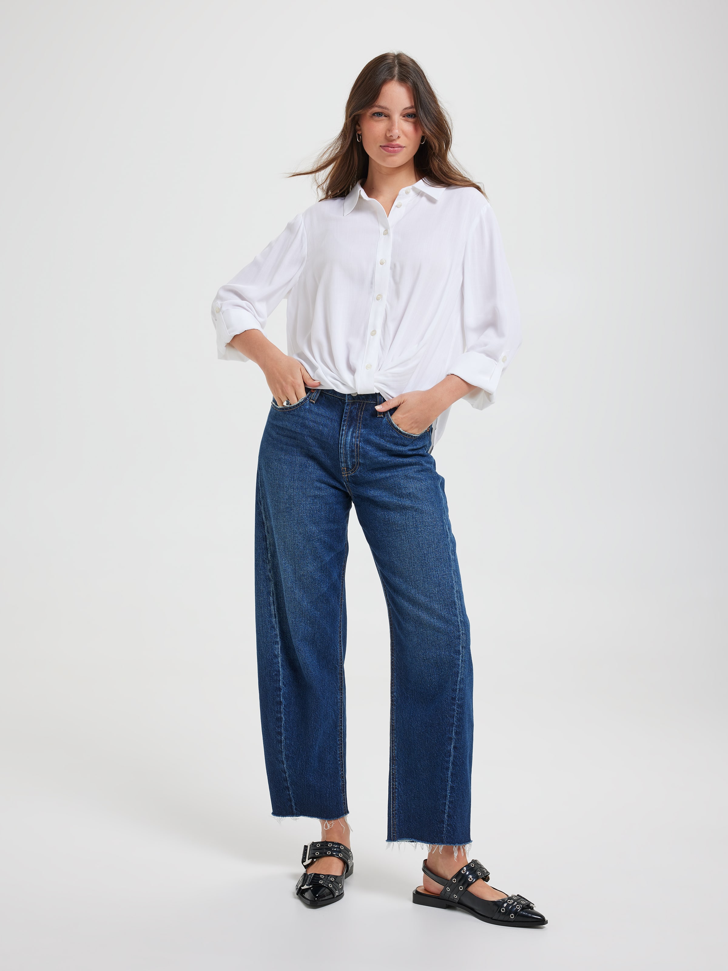 Harper Long Sleeve Wrap Shirt