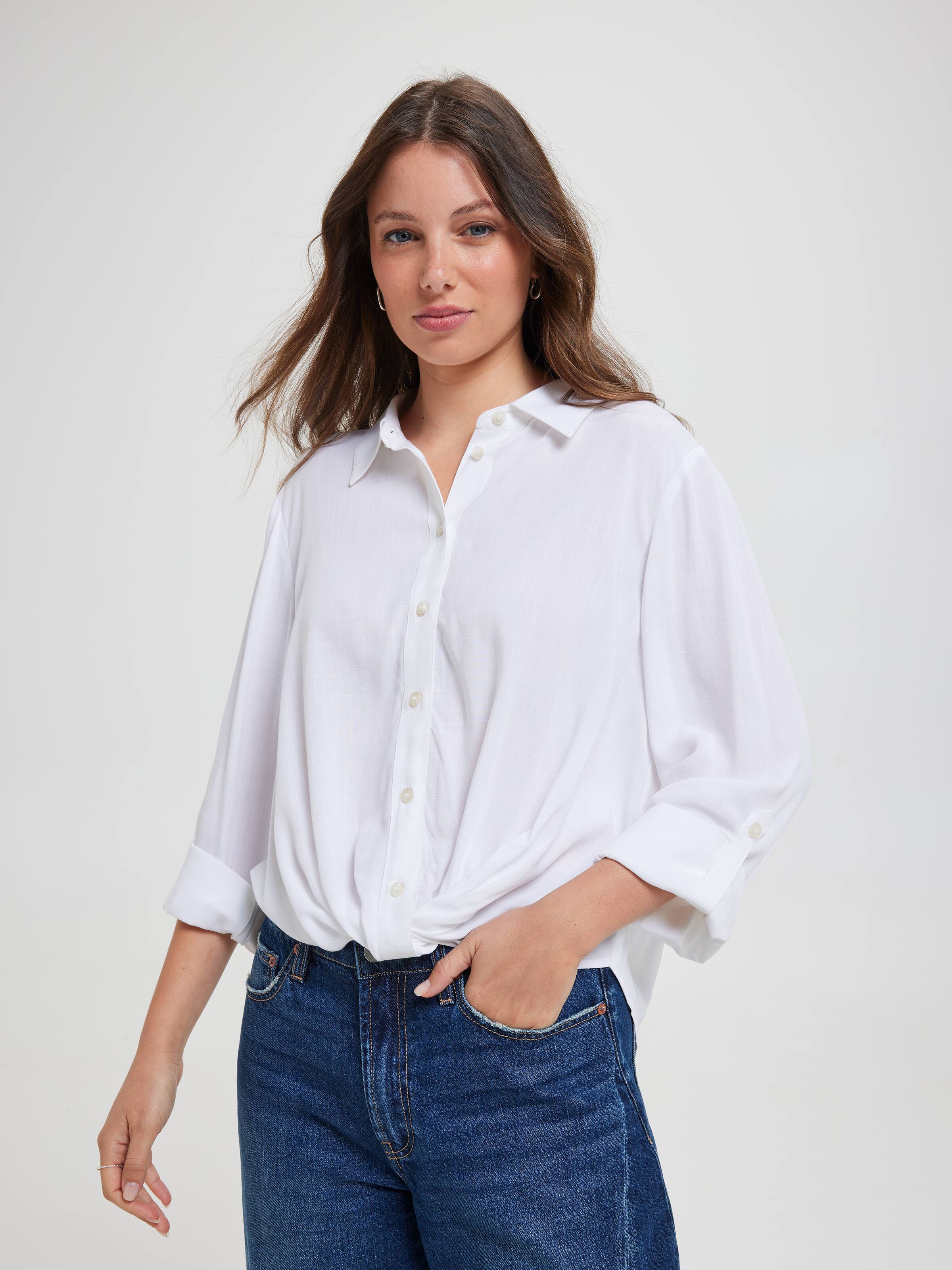 Harper Long Sleeve Wrap Shirt