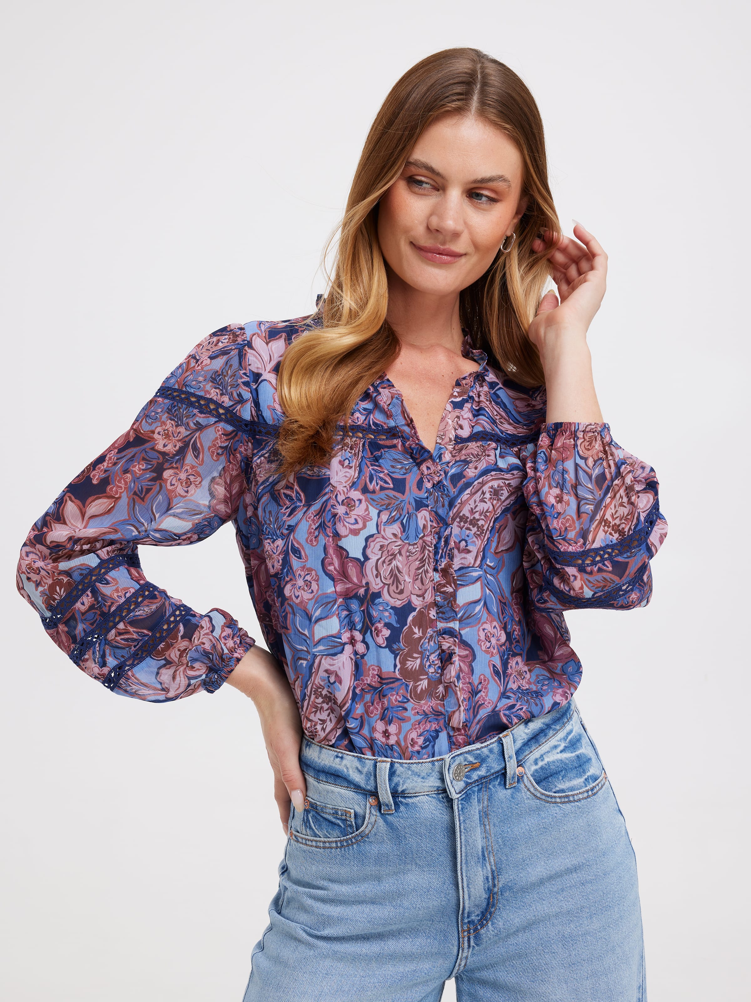 Bettina Pintuck Blouse