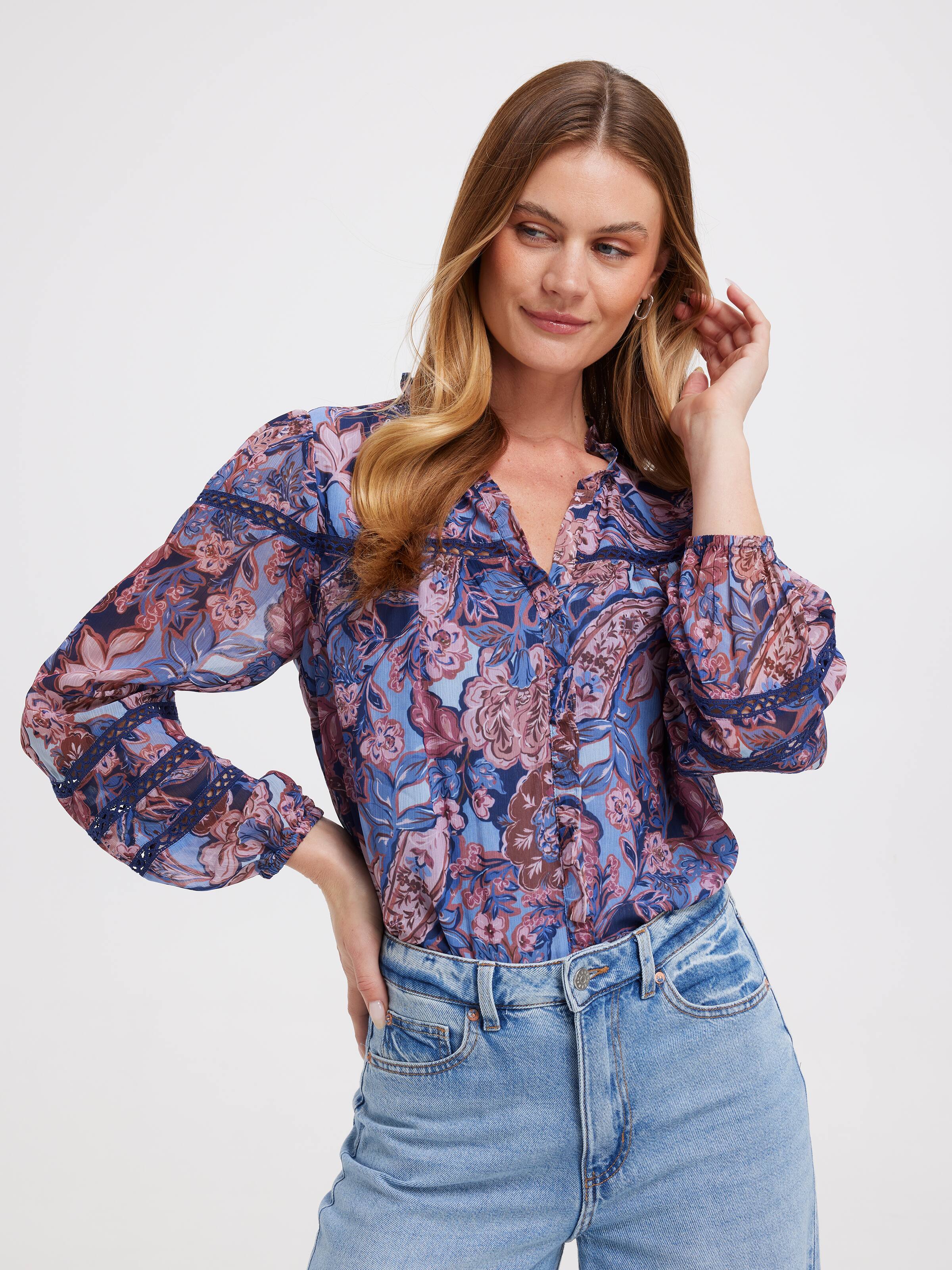 Bettina Pintuck Blouse