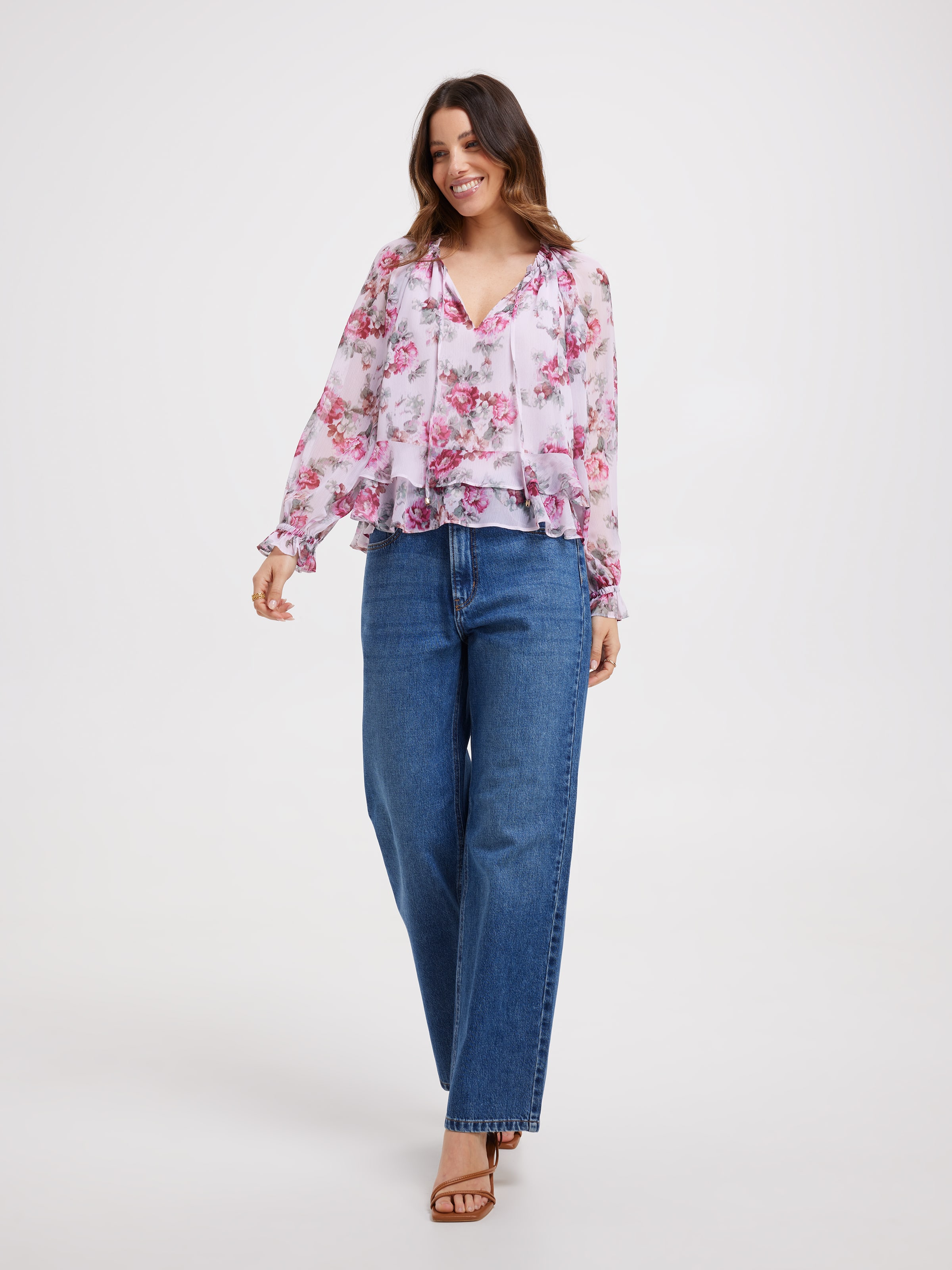 Issy Ruffle Blouse
