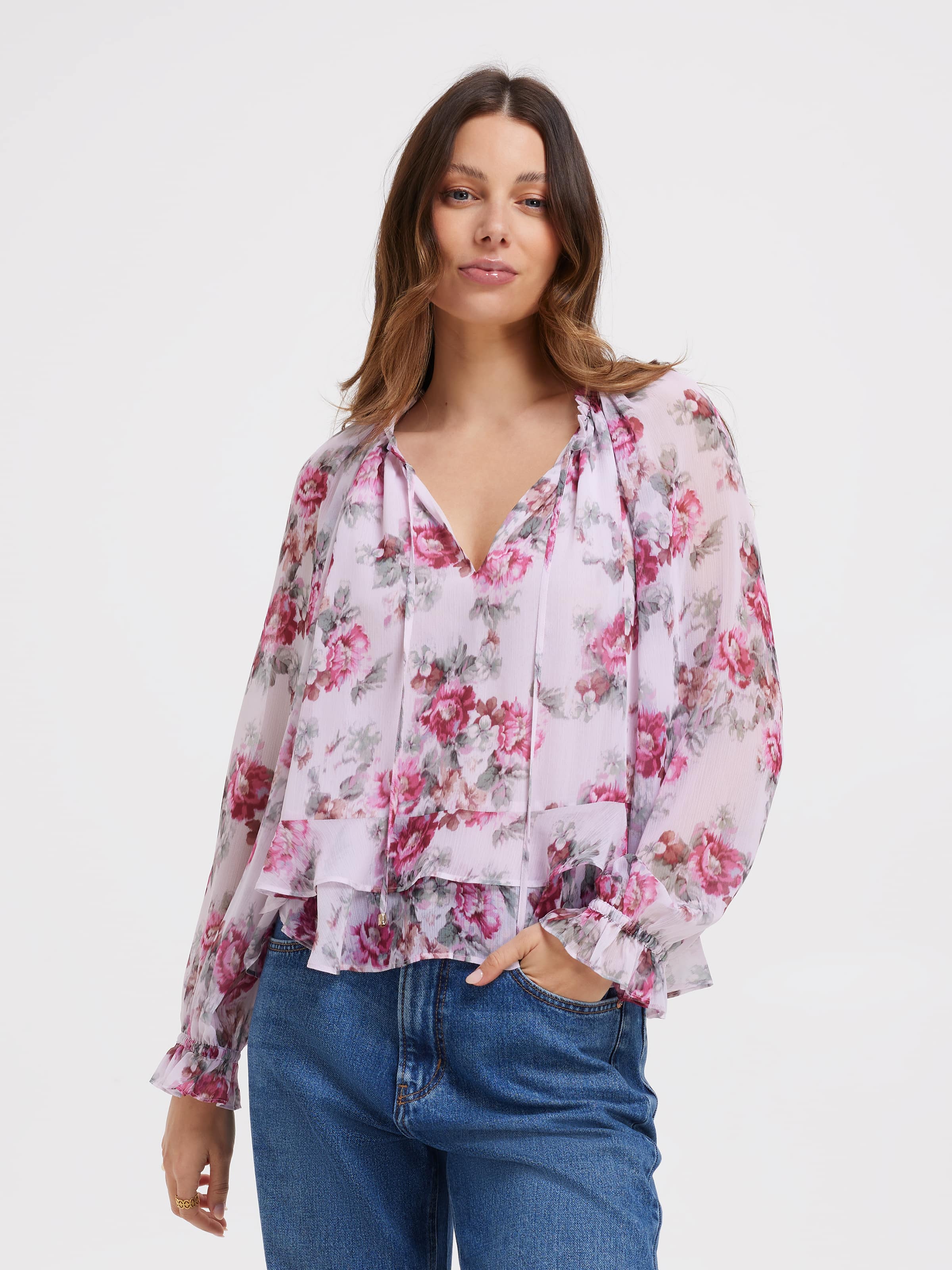 Issy Ruffle Blouse