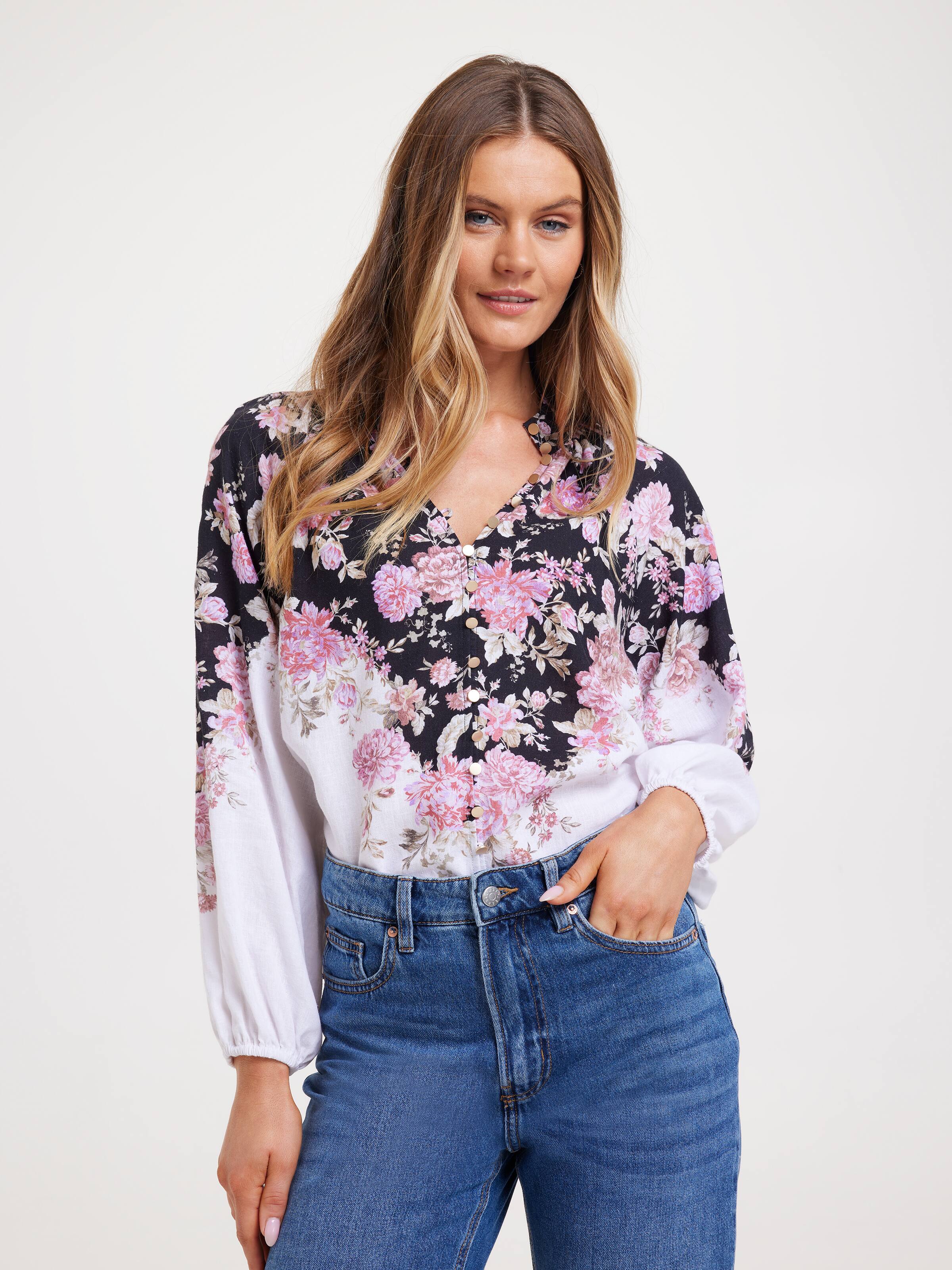 Lorelai Button Through Blouse