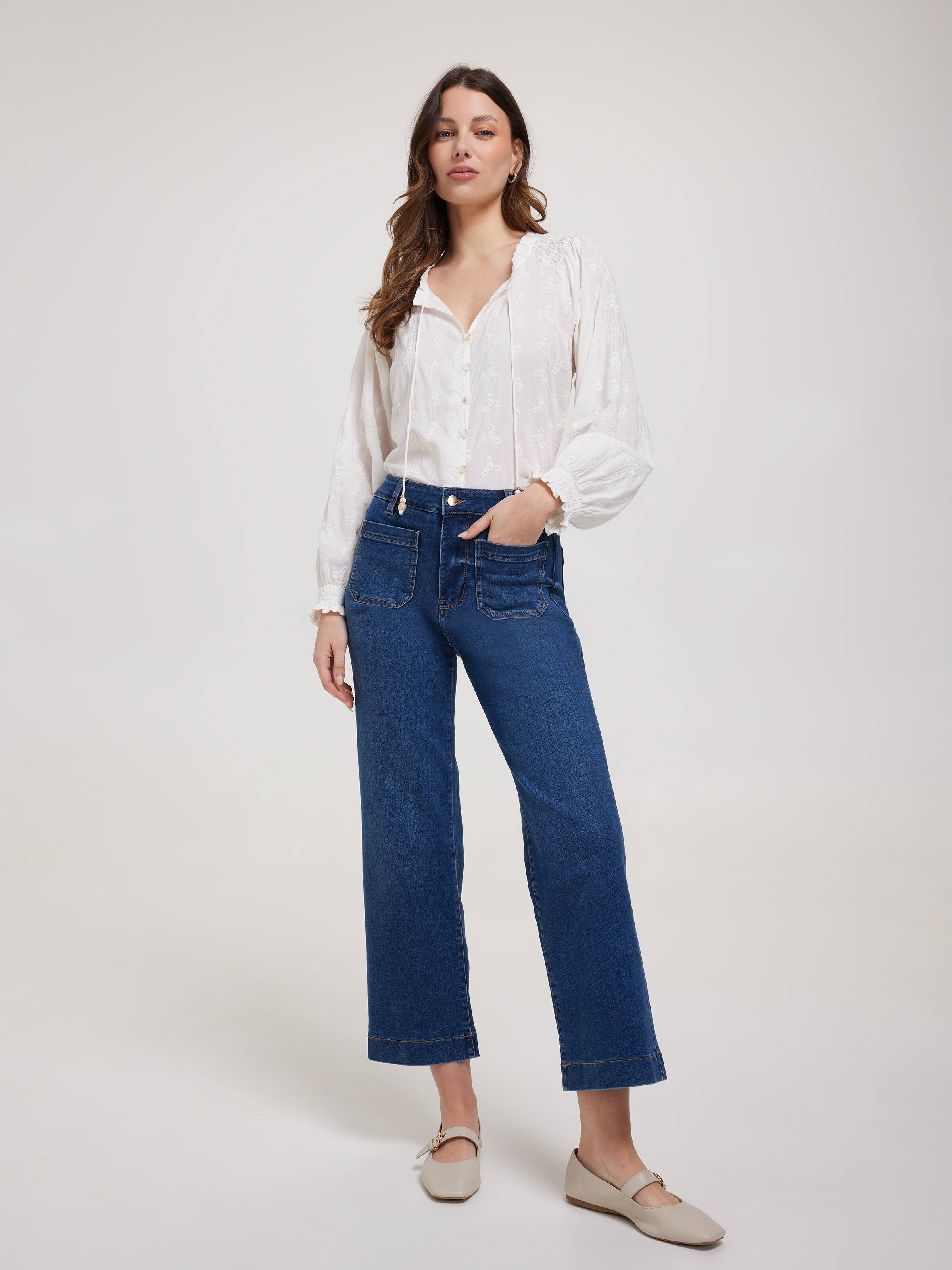 Siobhan Broderie Blouse