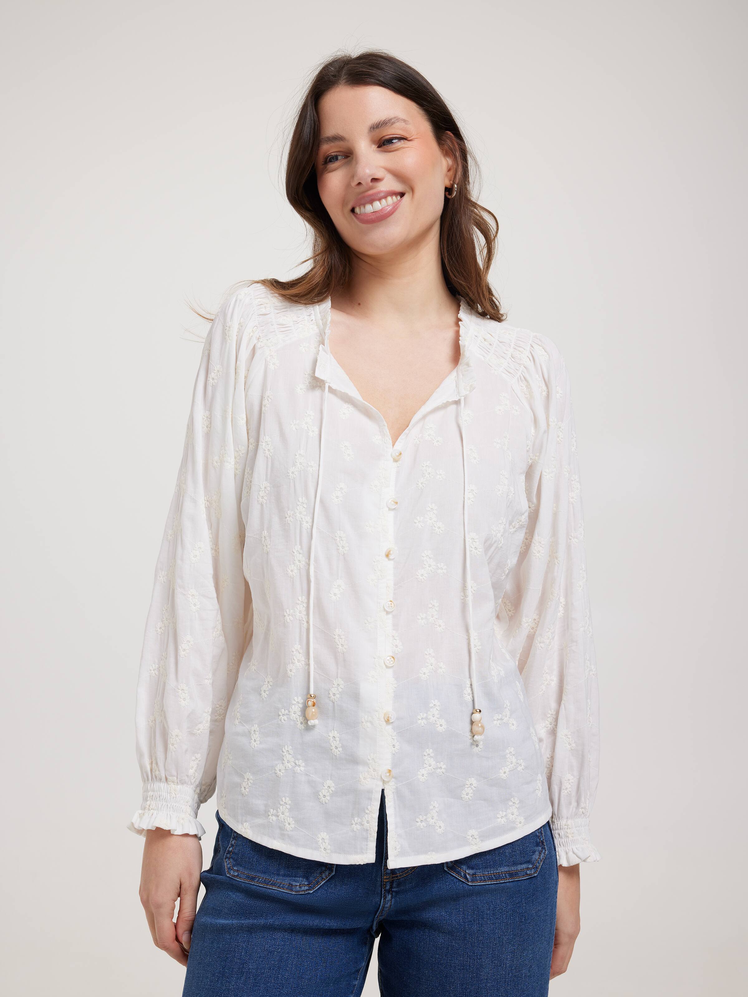 Siobhan Broderie Blouse
