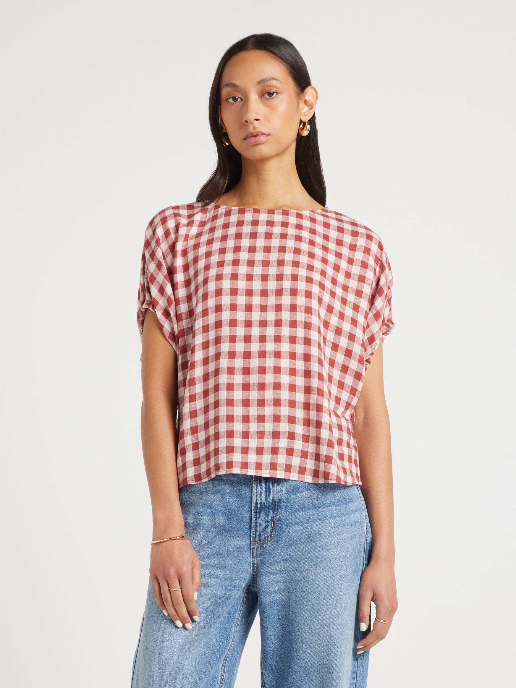 Goldie Tie Sleeve Top
