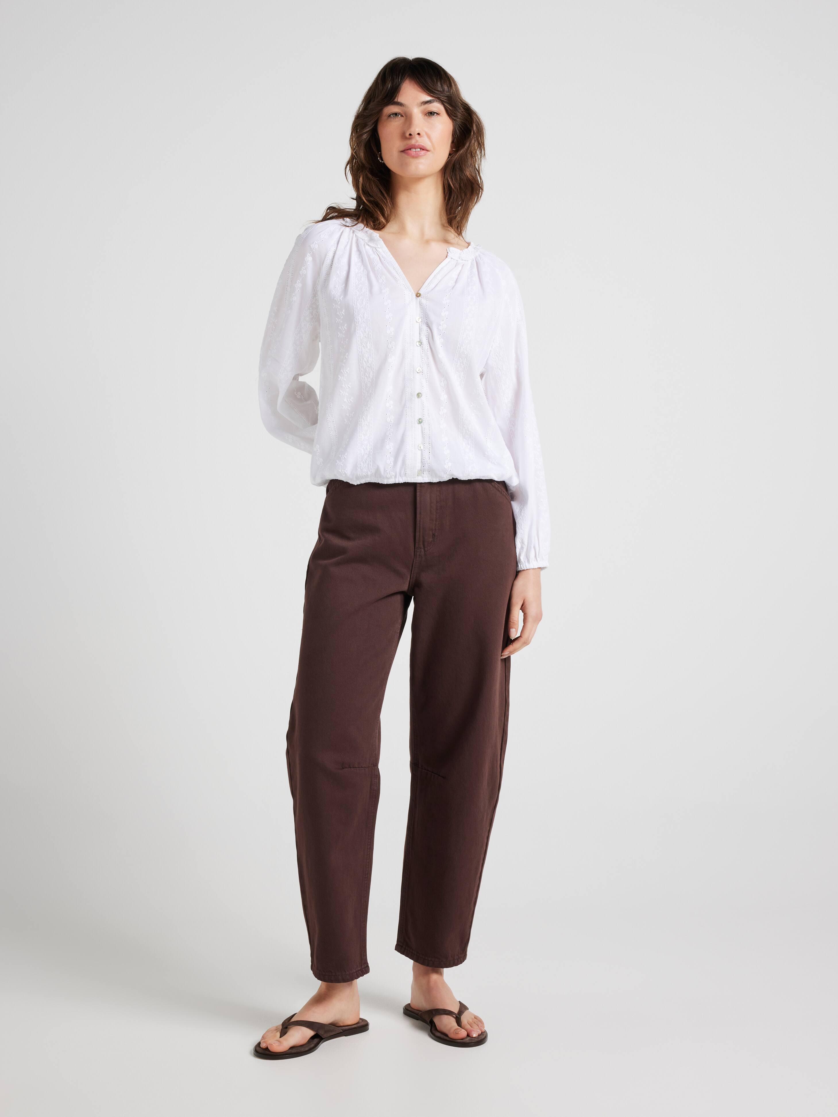 Carina Lace Texture Blouse