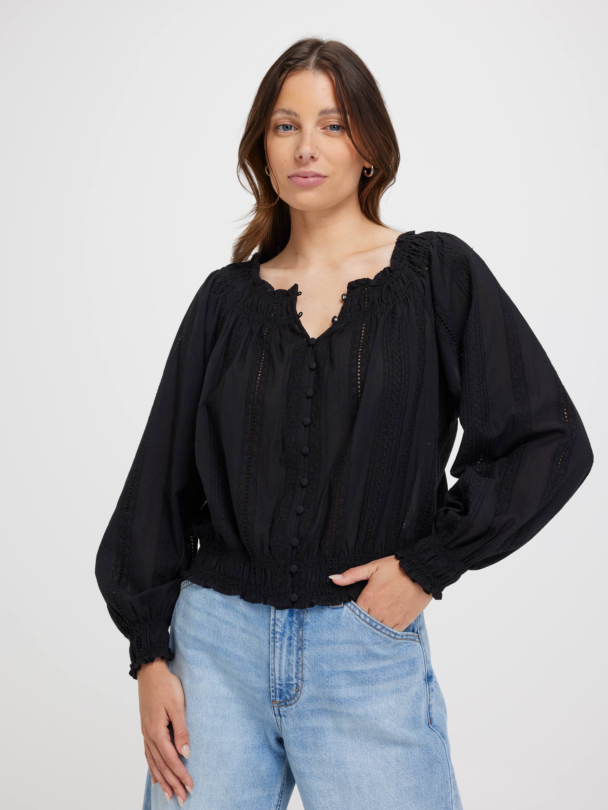 Meadow Lace Detail Top