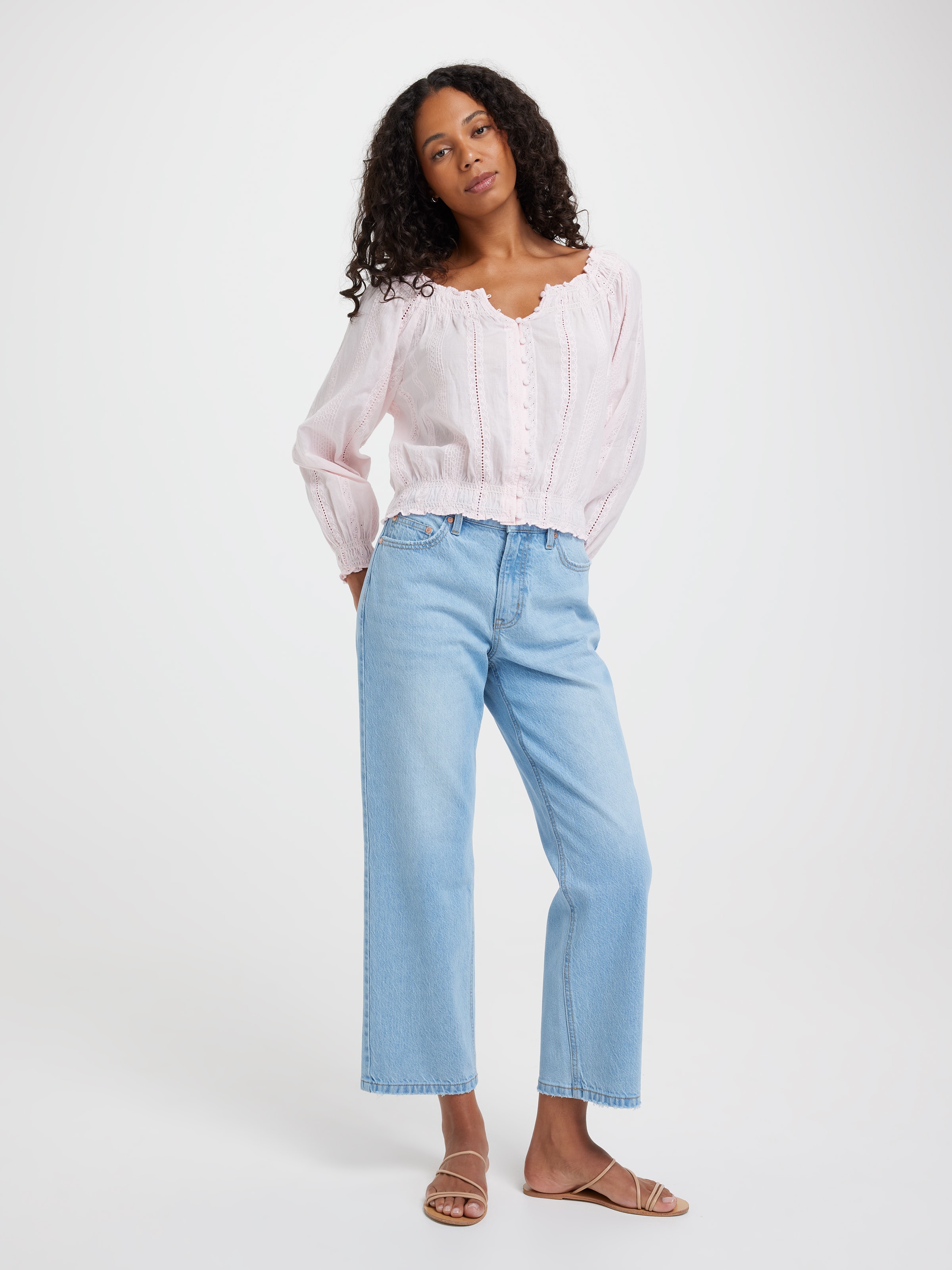 Meadow Lace Detail Top