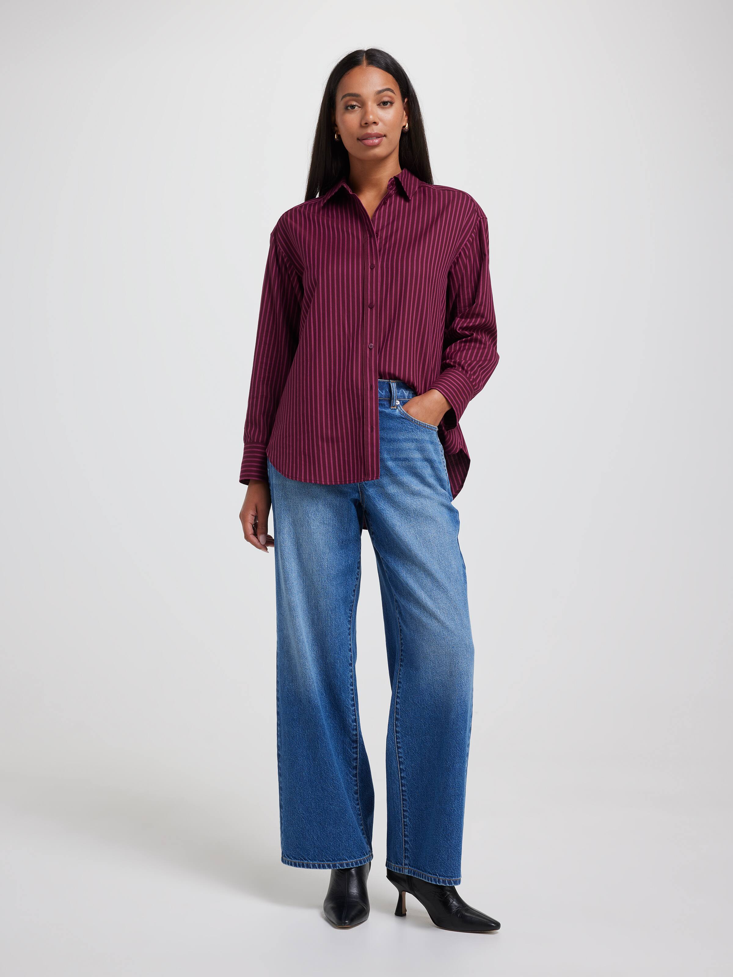 Dorit Long Sleeve Twill Shirt
