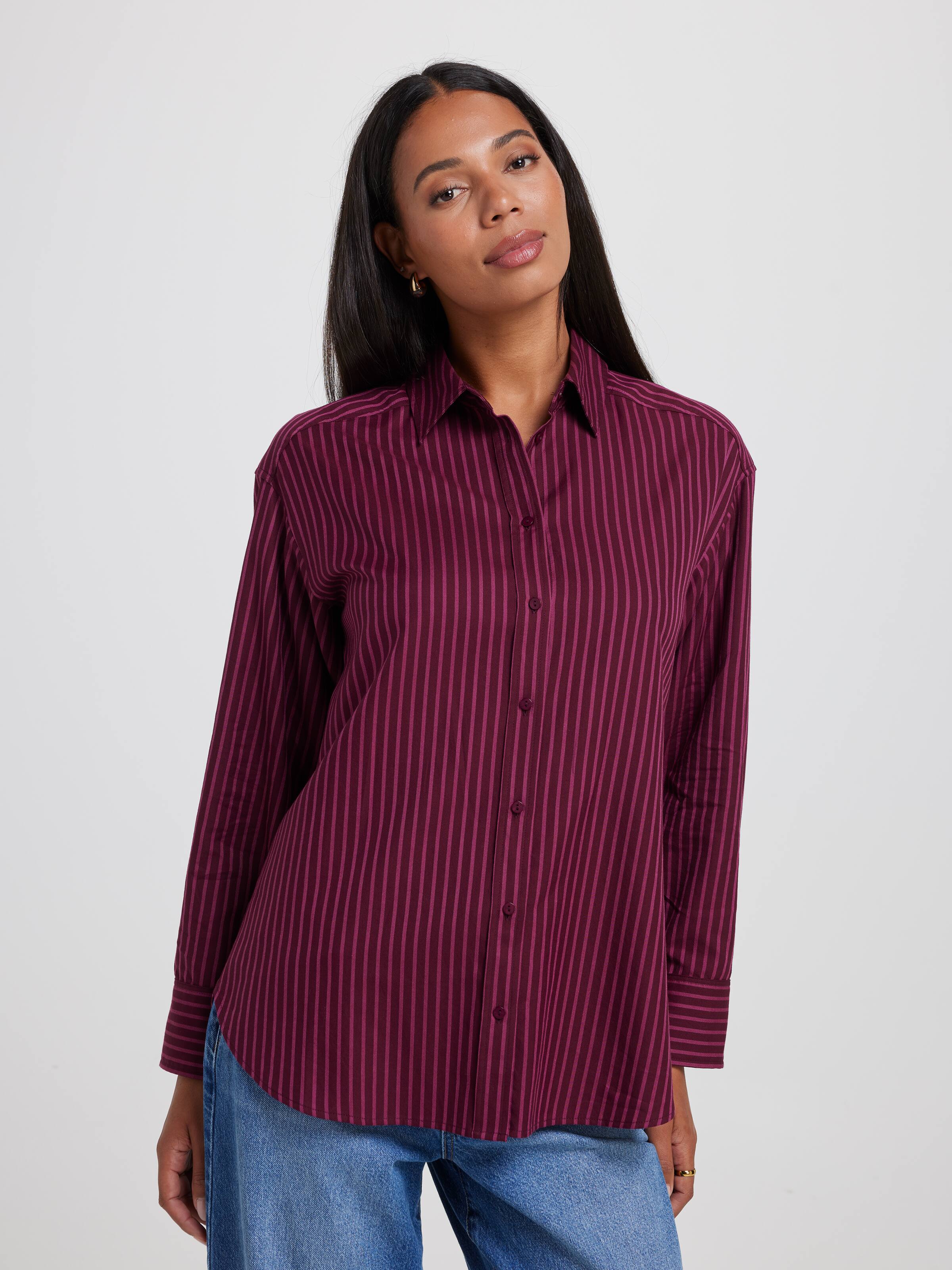 Dorit Long Sleeve Twill Shirt